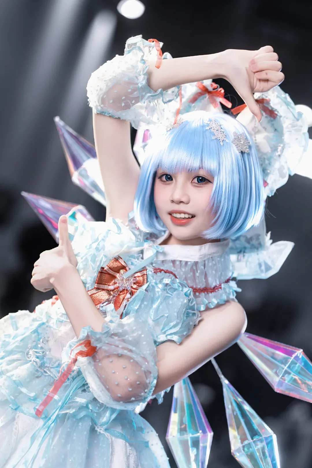【琪露诺cos】东方project幻想乡最强妖精的冰晶时刻 - 第 6 张