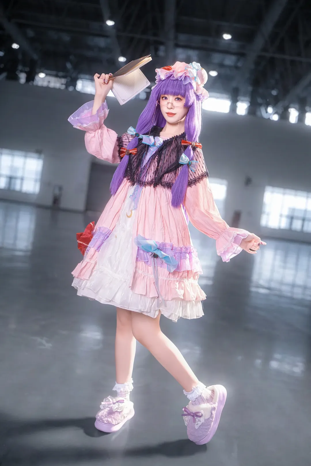 【帕秋莉cos】东方Project图书馆里的静谧魔法师