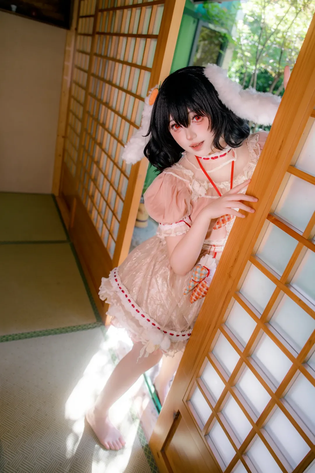 【因幡帝cos】竹林里的兔耳少女，东方Project的灵动感 - 第 2 张