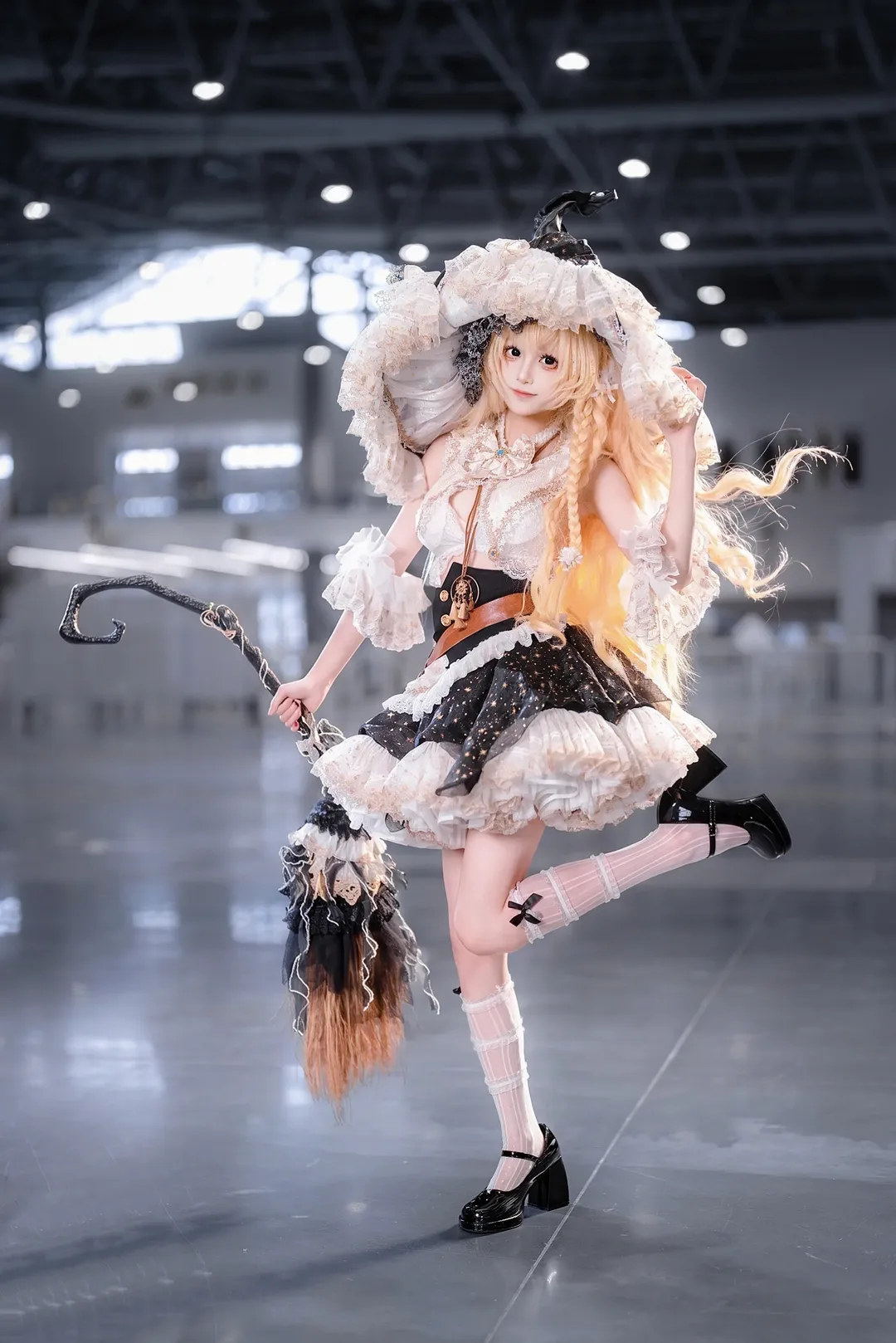 【雾雨魔理沙cos】东方project魔法使的漫展返图