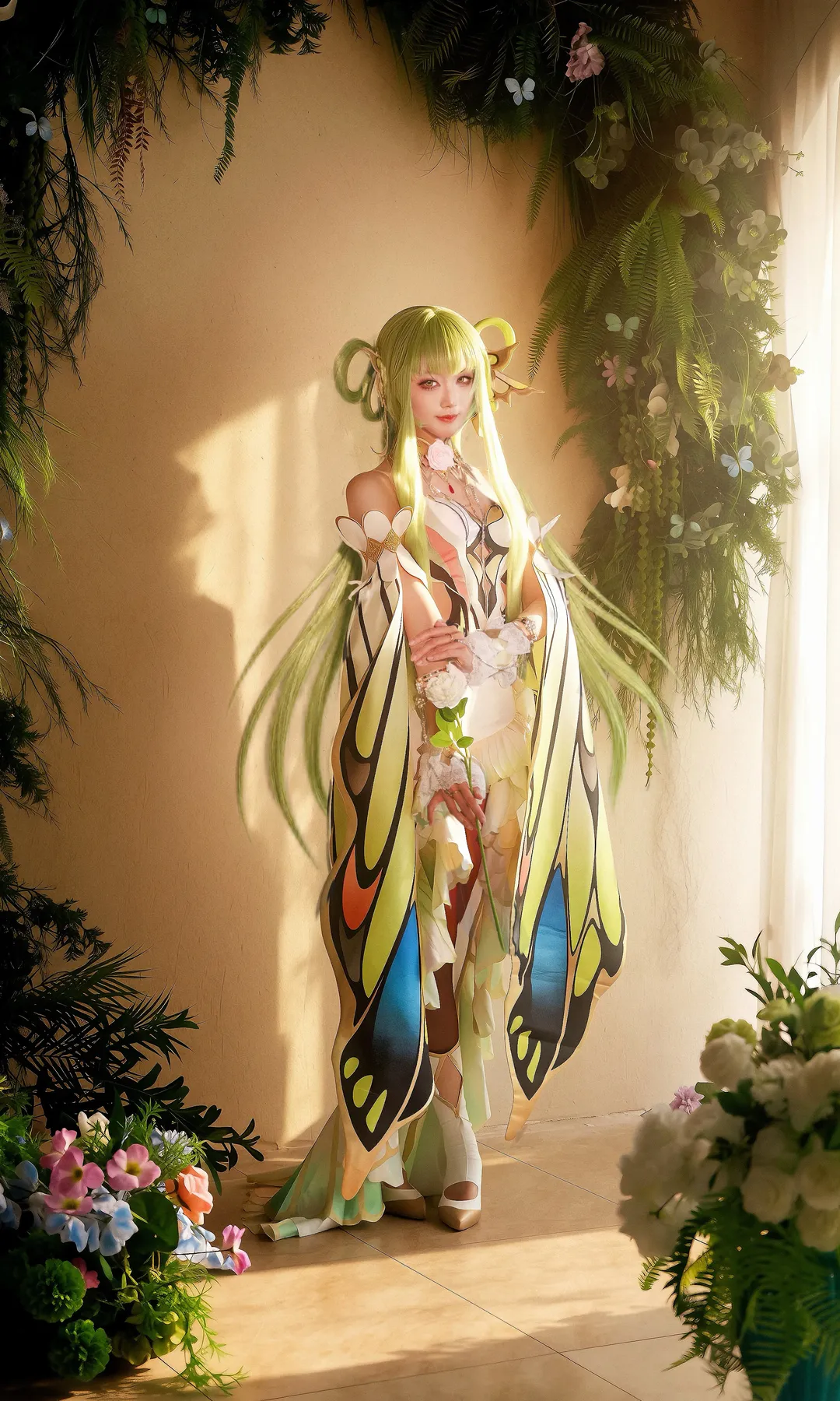 【C.C.cos】在婚纱场地拍出二次元的蝴蝶精灵梦 - 第 2 张