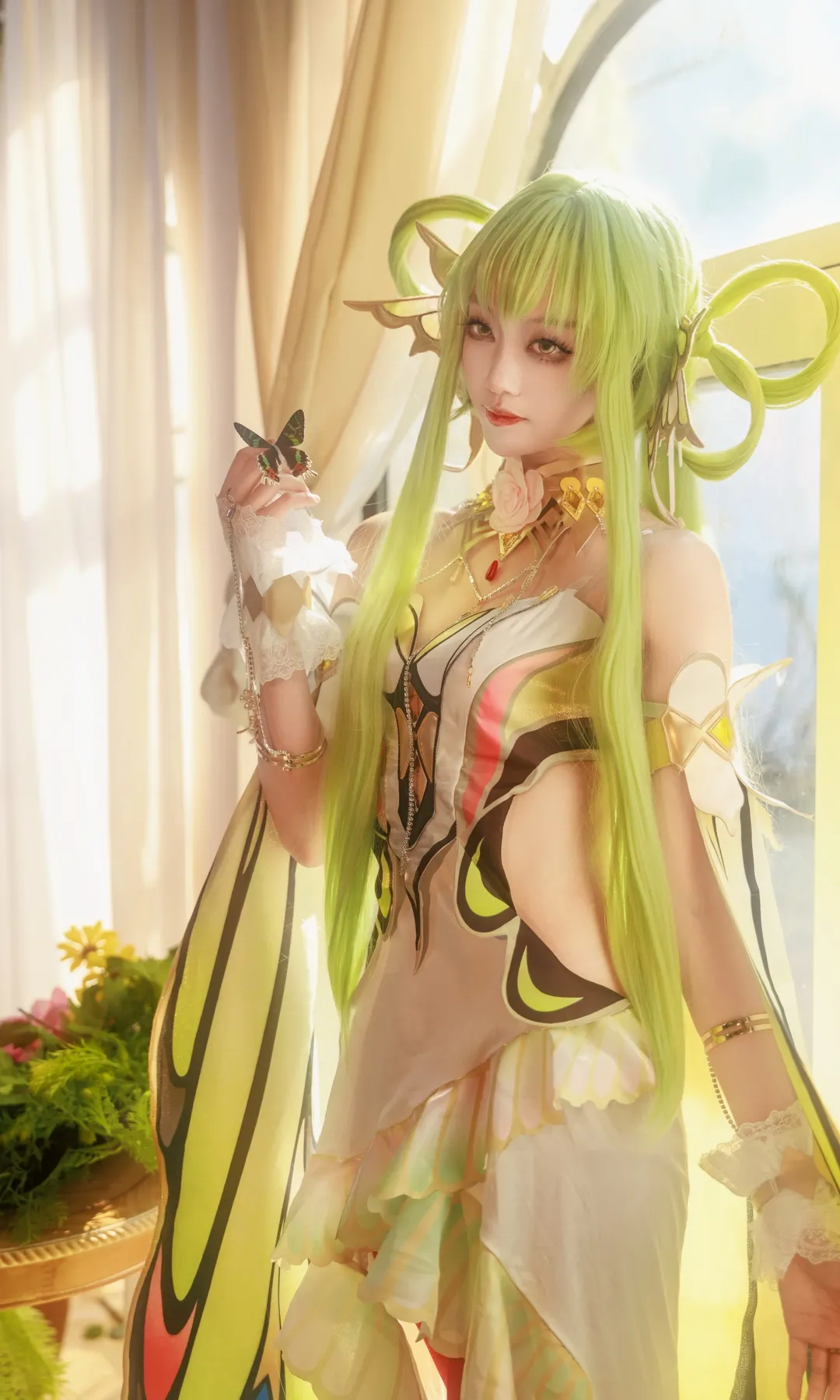 【C.C.cos】在婚纱场地拍出二次元的蝴蝶精灵梦 - 第 3 张