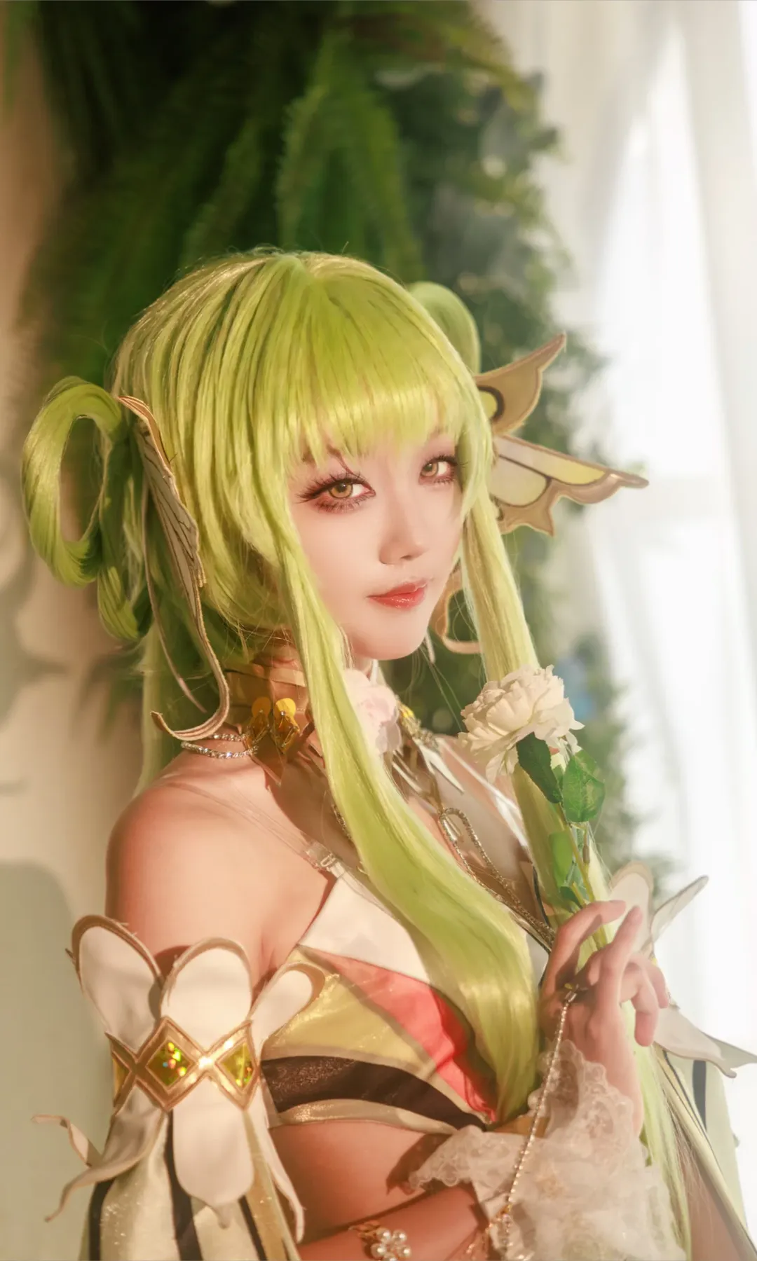 【C.C.cos】在婚纱场地拍出二次元的蝴蝶精灵梦 - 第 5 张