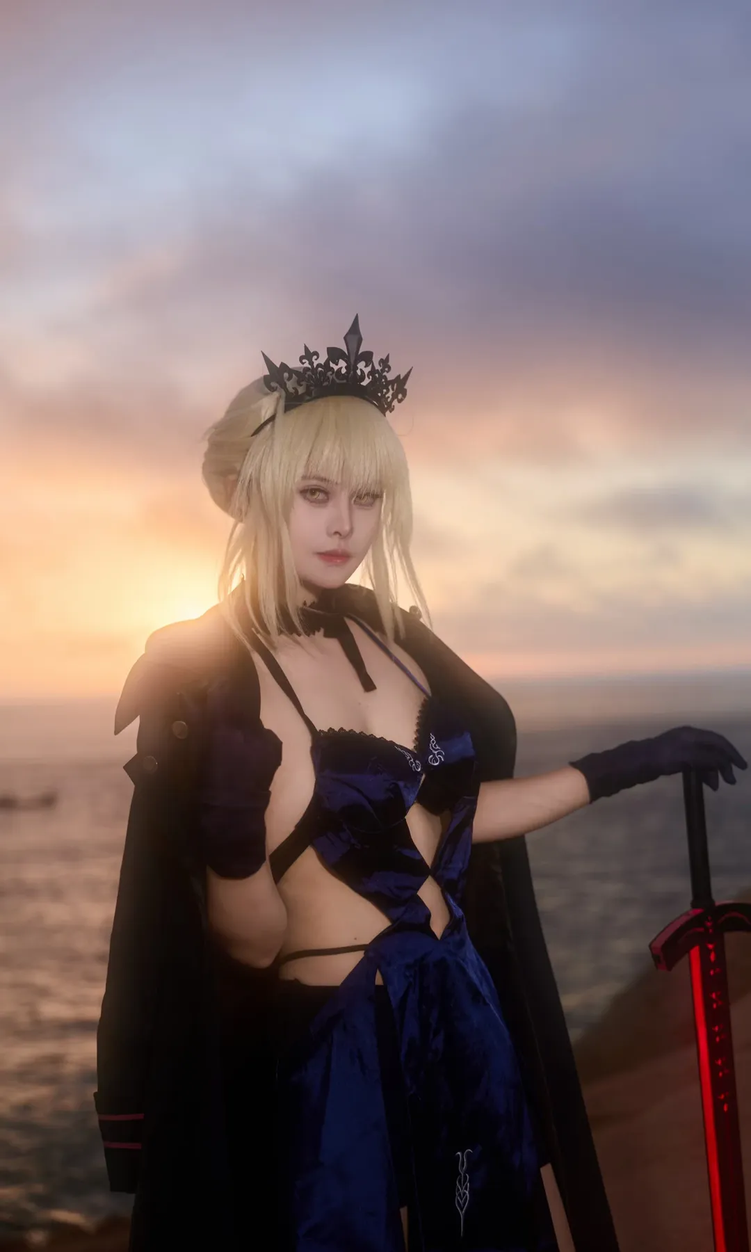 【水着アルトリア〔オルタ〕cos】命运冠位指定里的暗夜女王