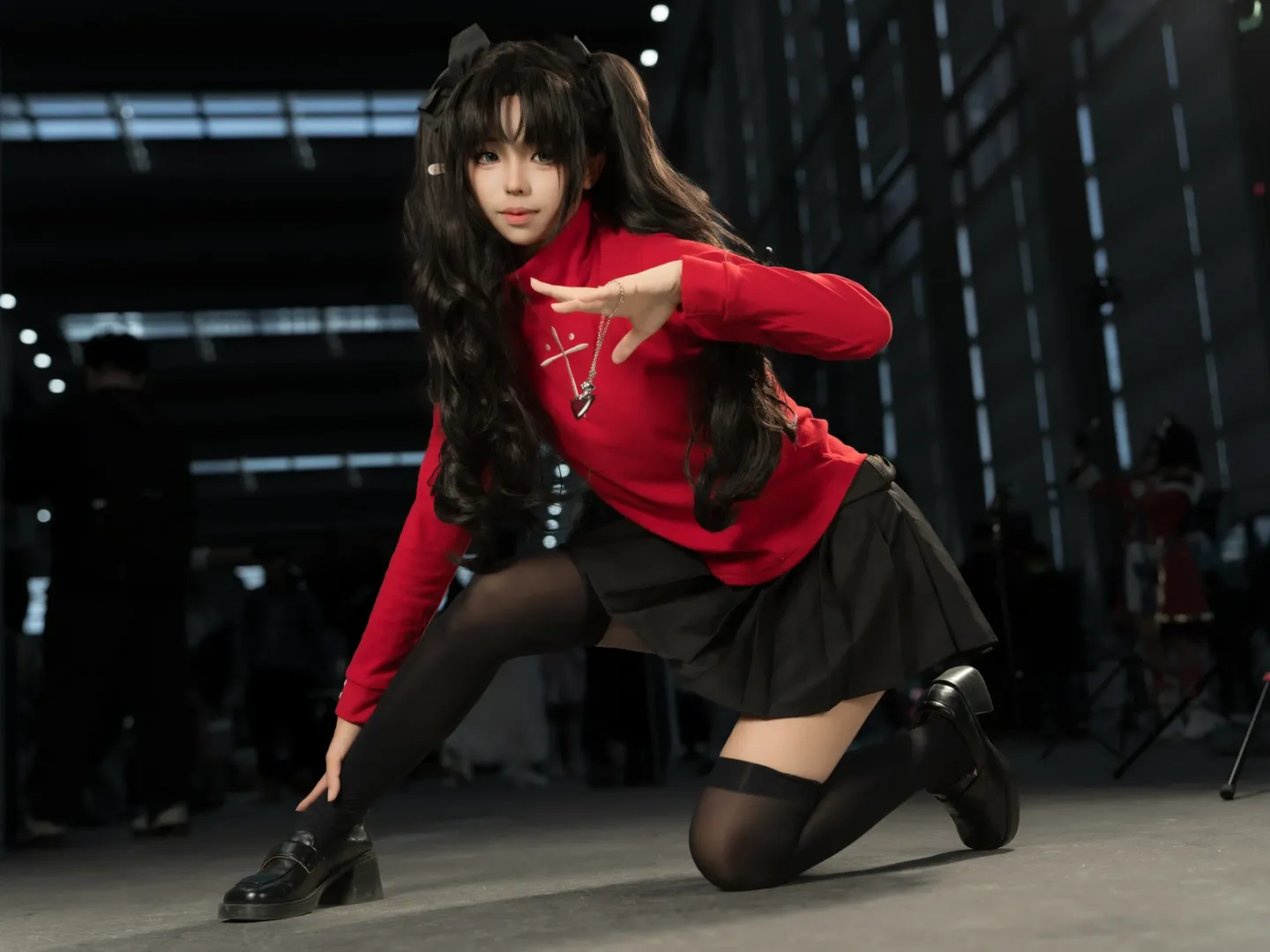 【遠坂凜cos】Fate/Grand Order漫展紅黑制服拍攝記錄 - 第 5 張