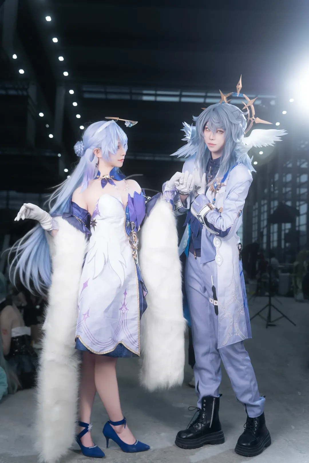 【知更鸟cos】崩坏星穹铁道的兄妹组，漫展现场的双人写真