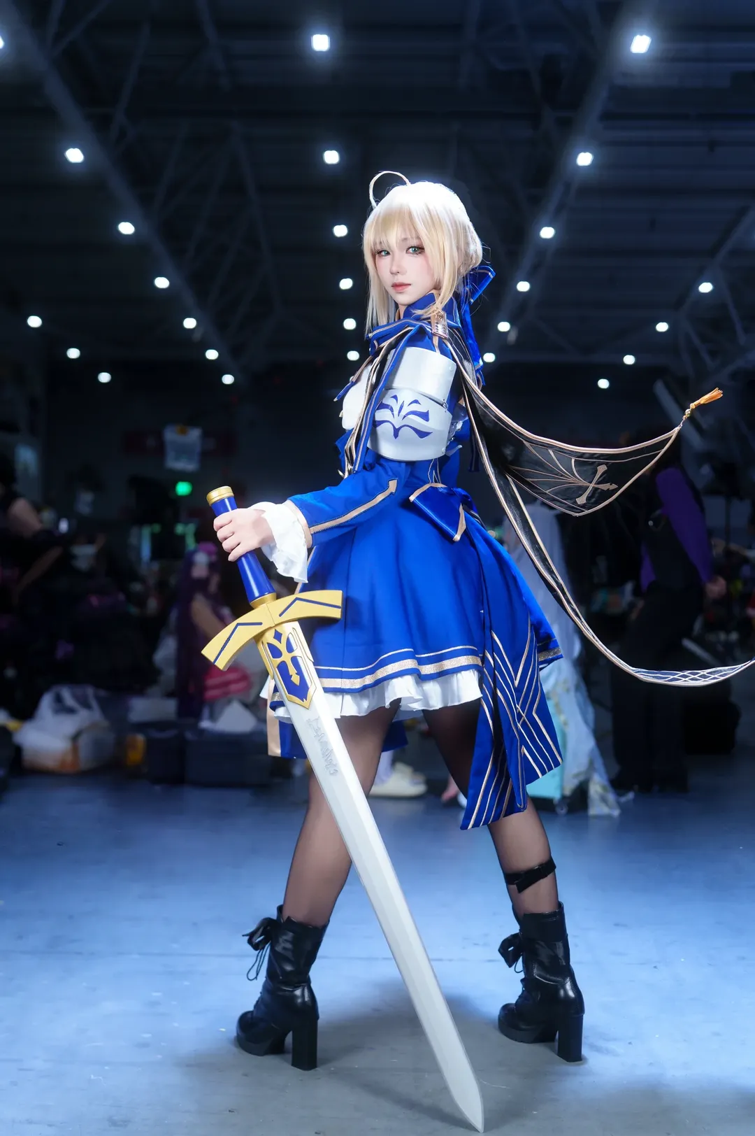 【sabercos】Fate蓝金战裙的漫展拍摄记录