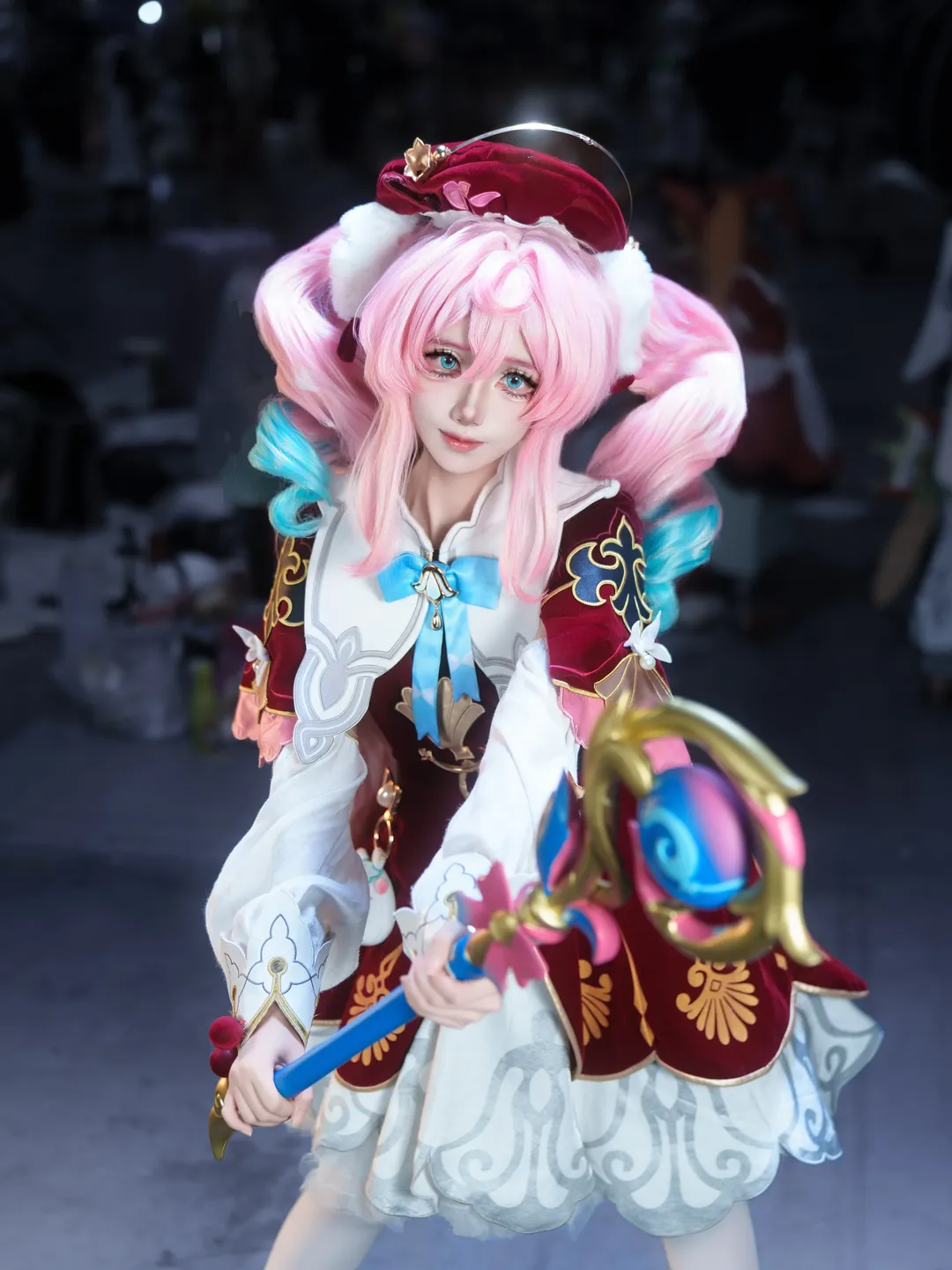 【风堇cos】崩坏星穹铁道电玩节返图，这套法杖拿得手酸 - 第 3 张