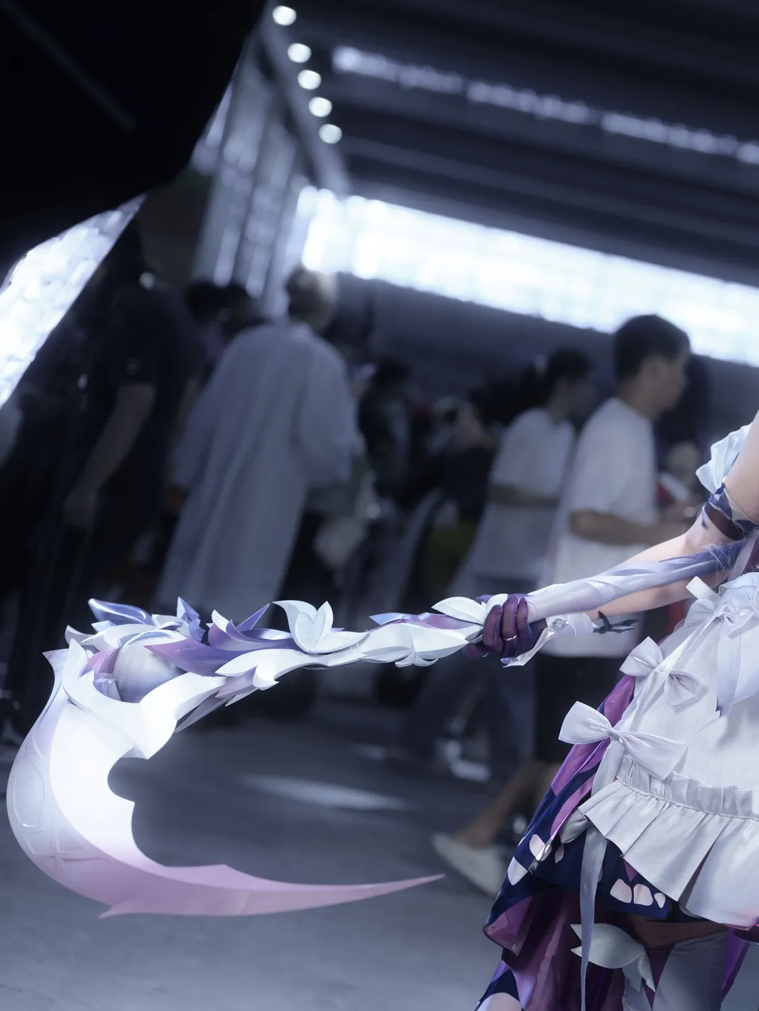 【遐蝶cos】死荫的侍女，冥河的女儿漫步展会现场 - 第 2 张