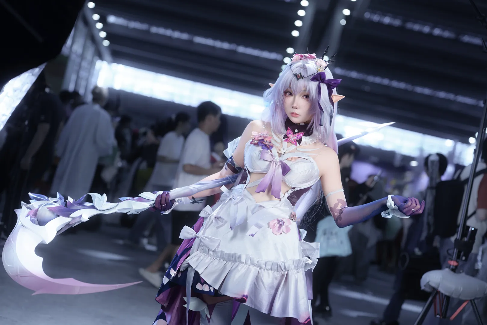 【遐蝶cos】死荫的侍女，冥河的女儿漫步展会现场