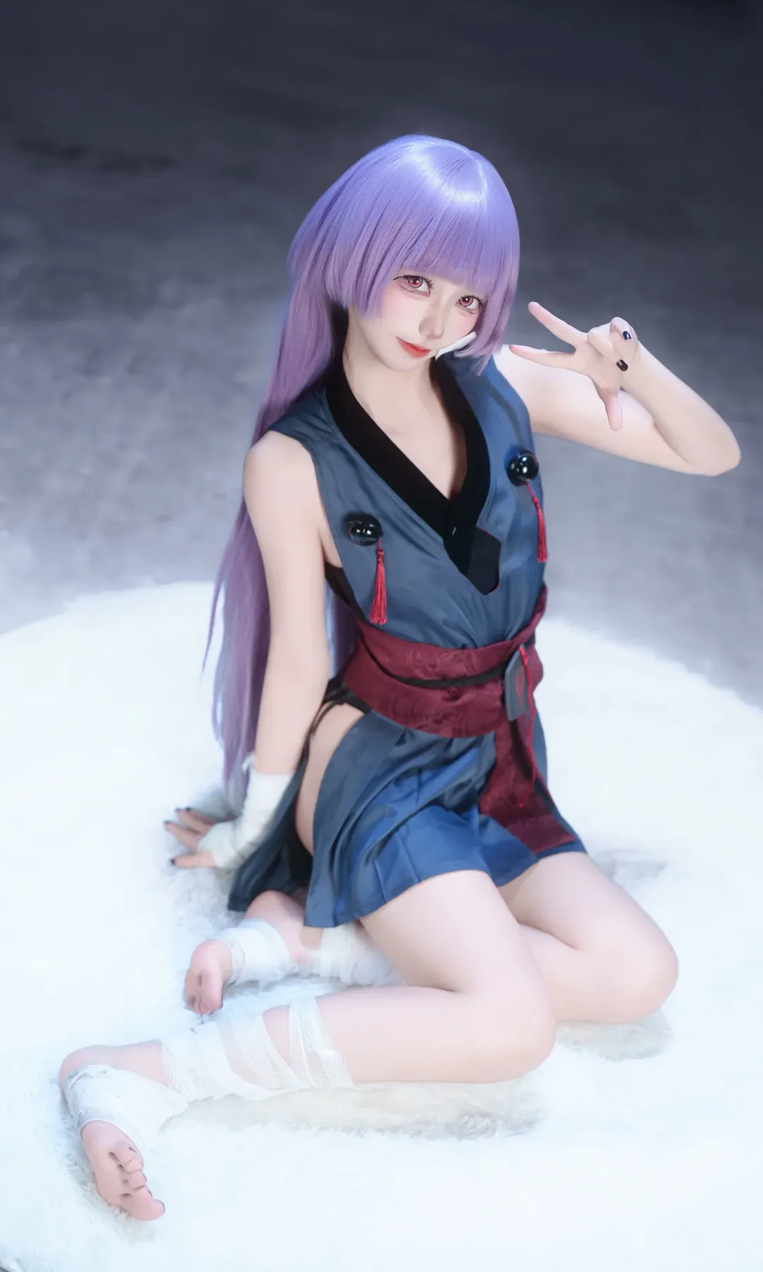 【箭吹シュロ コスプレ】ブルーアーカイブの軽装忍者の日常 - 1 枚目
