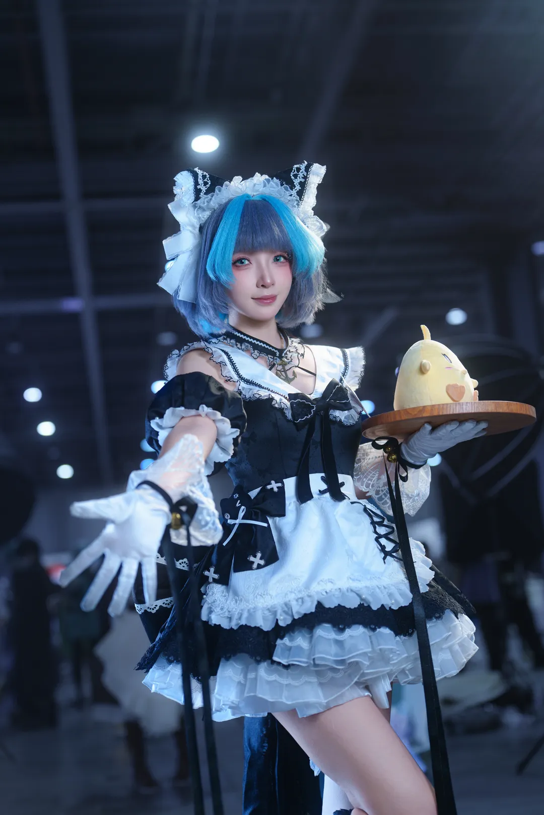 【チェシャー コスプレ】『アズールレーン』ホタルACGエキスポで輝く甘くてキュートな猫娘メイド - 2 枚目