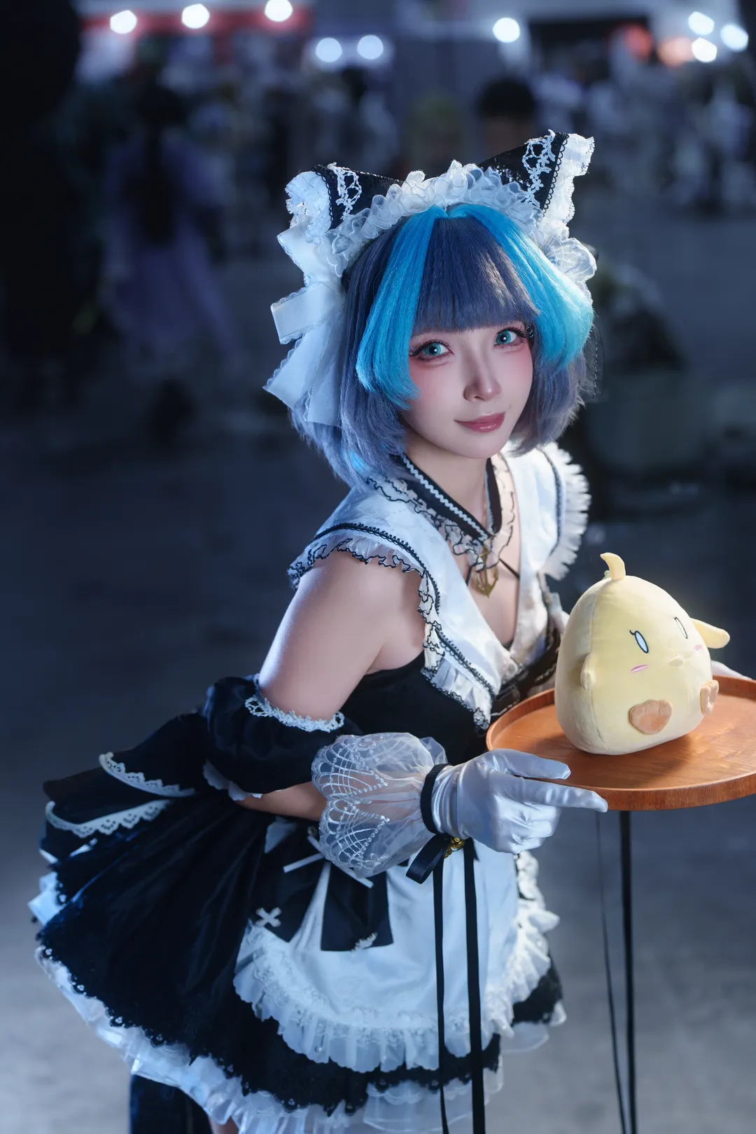 【チェシャー コスプレ】『アズールレーン』ホタルACGエキスポで輝く甘くてキュートな猫娘メイド - 3 枚目