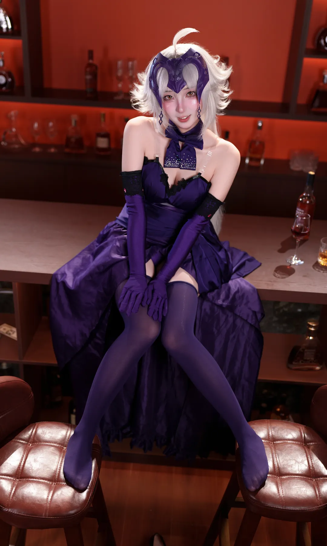 【黑贞德cos】醉贞之夜，酒吧里的暗黑圣女