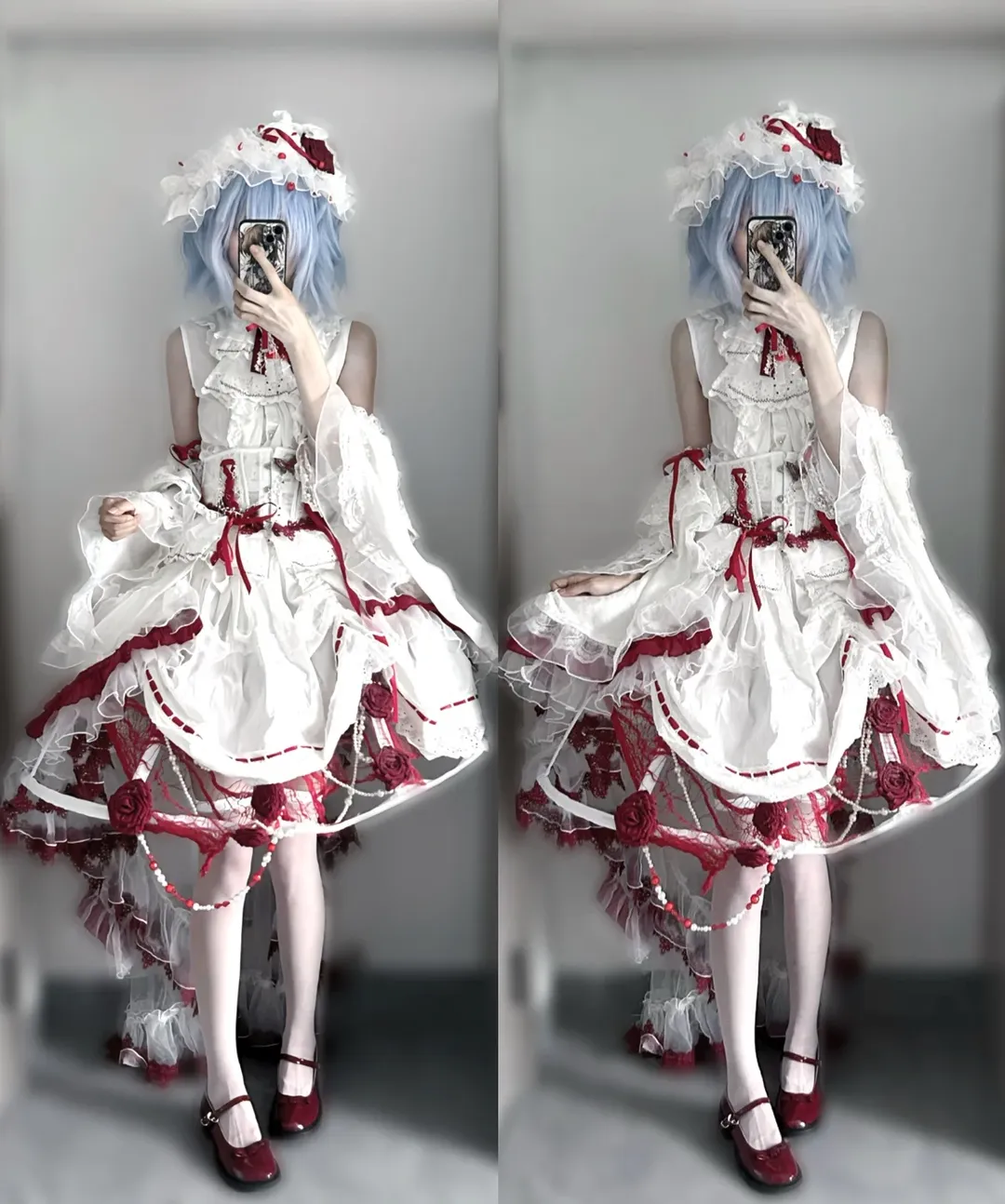 【蕾米莉亞cos】東方Project試衣，威嚴滿滿的大小姐本命裝扮 - 第 1 張