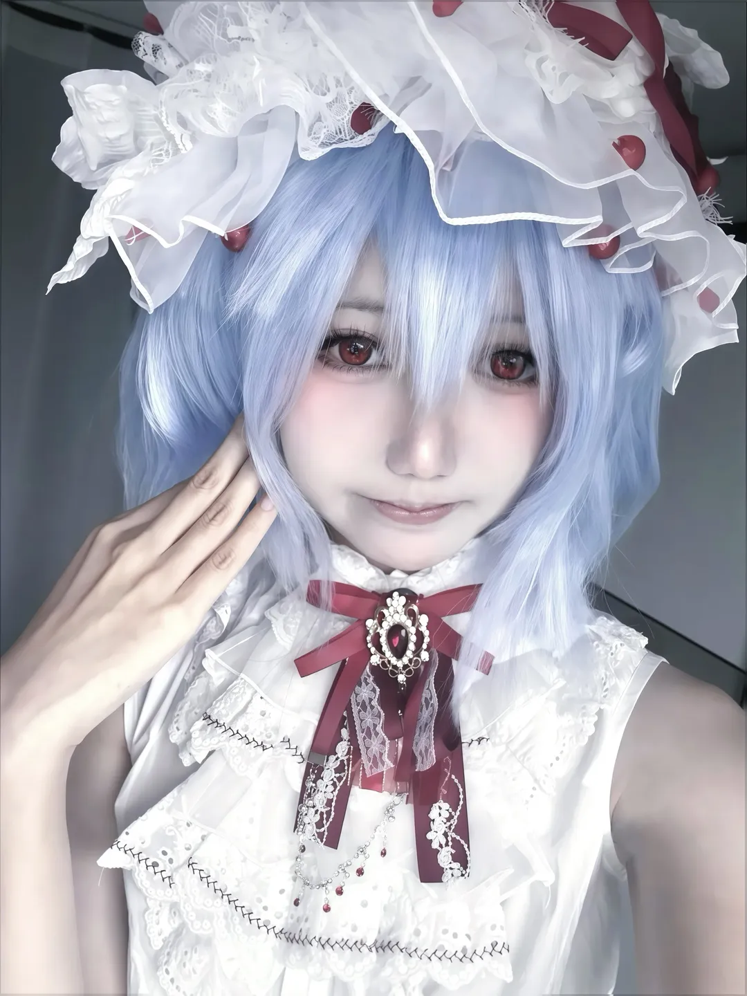 【蕾米莉亞cos】東方Project試衣，威嚴滿滿的大小姐本命裝扮 - 第 2 張