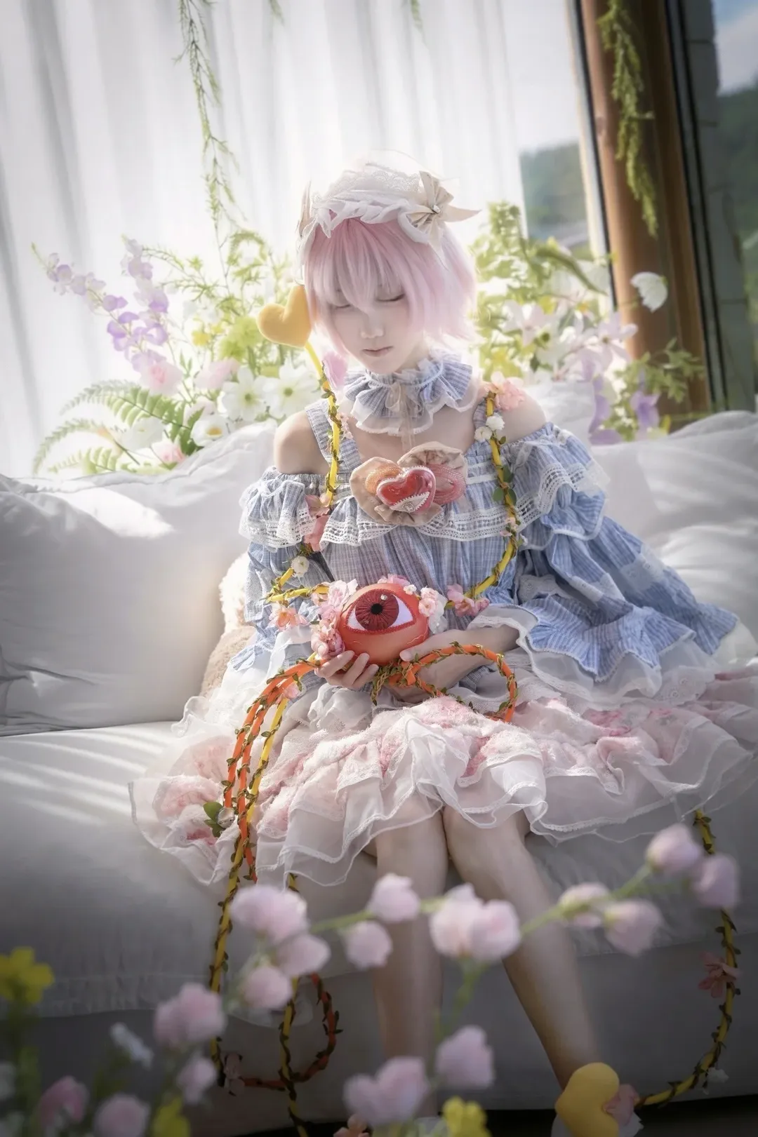 [Komeiji Satori cosplay] Perceived Heart, A Tranquil Afternoon Belonging to Satori - Image 1