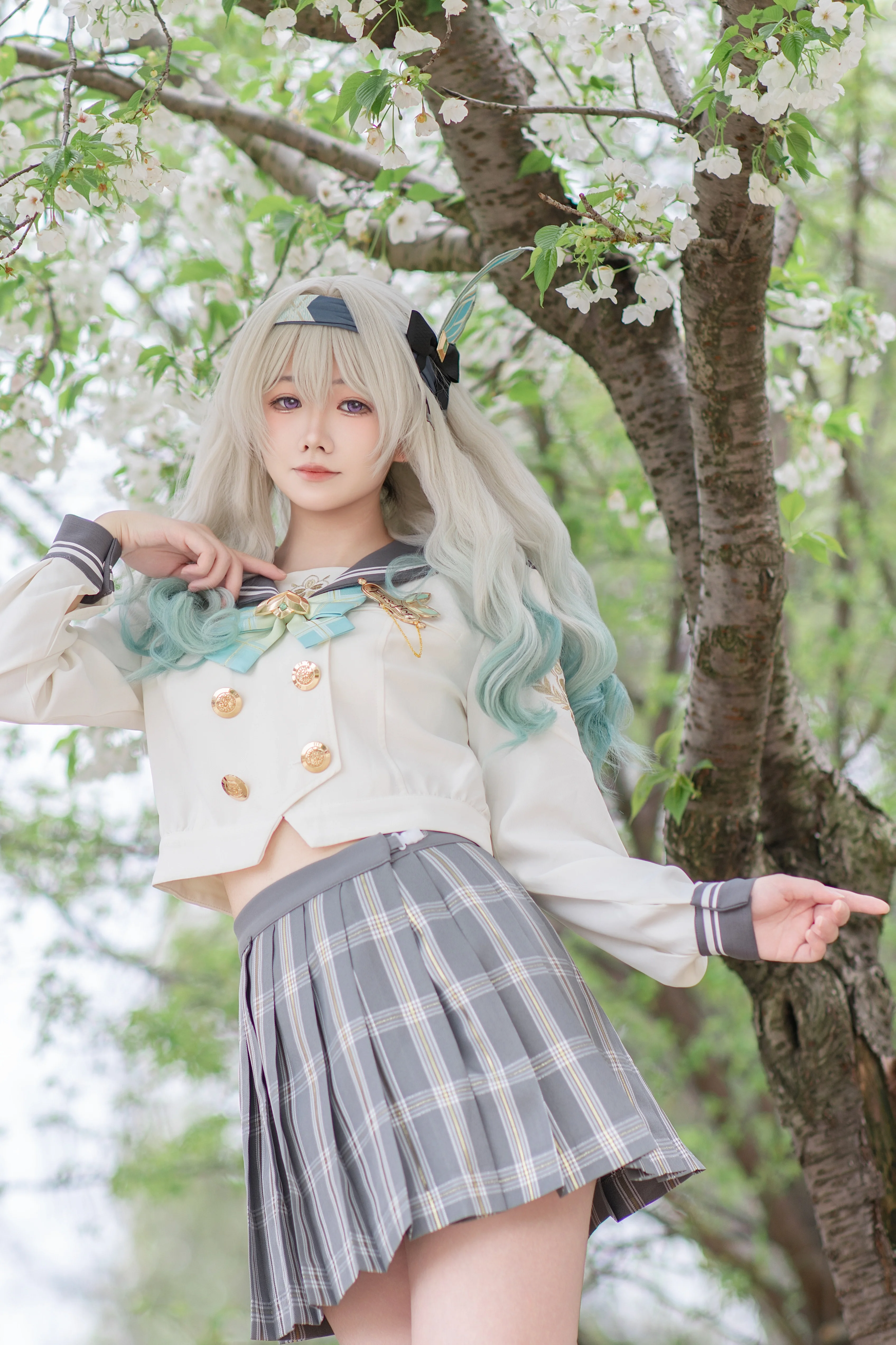 【流萤cos】崩坏星穹铁道 春日樱花下的清新手信 - 第 2 张