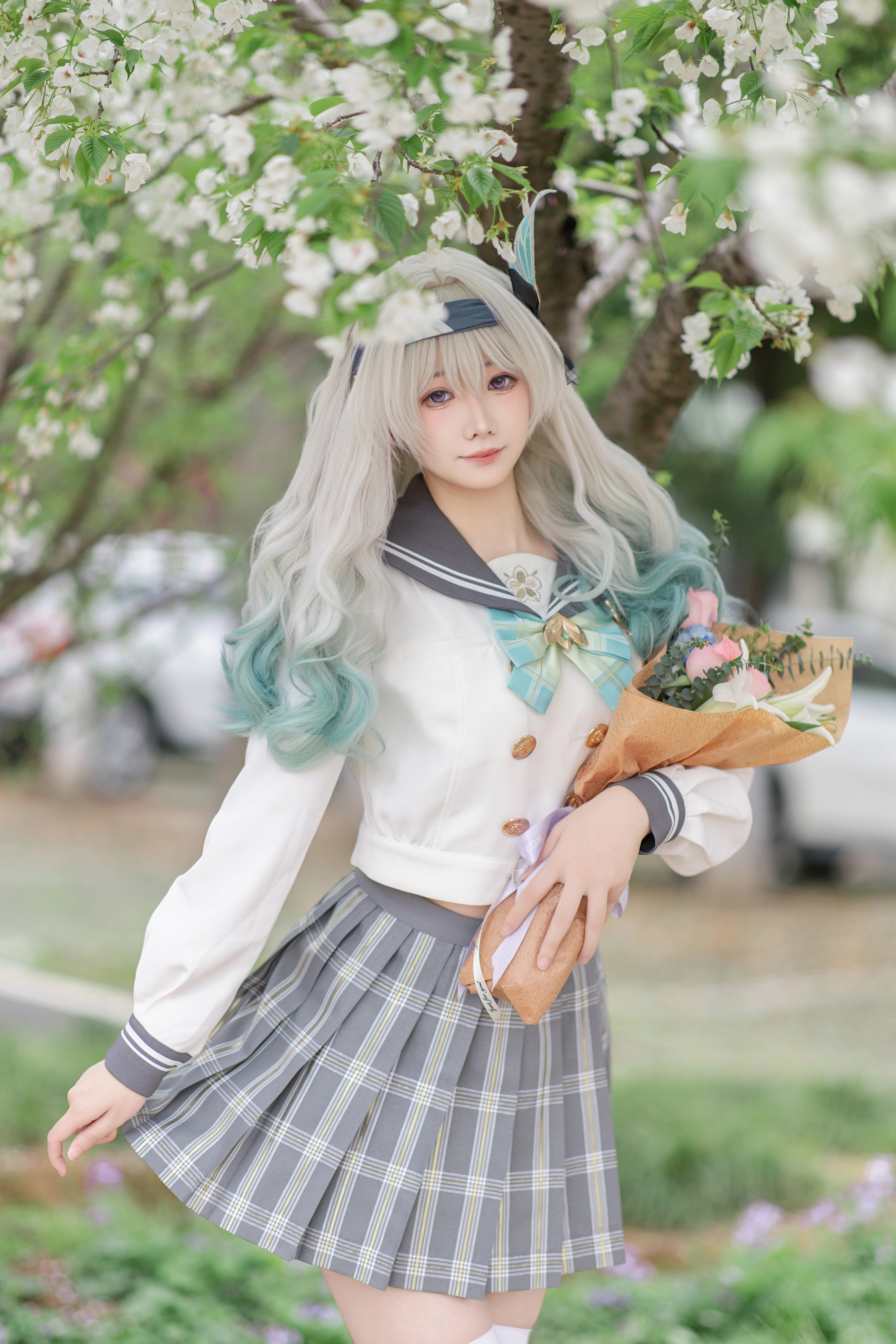 【流萤cos】崩坏星穹铁道 春日樱花下的清新手信 - 第 4 张