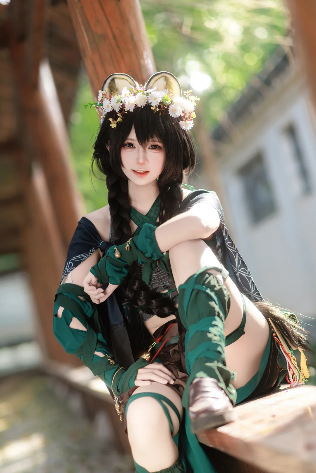 【九流门cos】燕云十六声竹林光影与门派的野趣搭配
