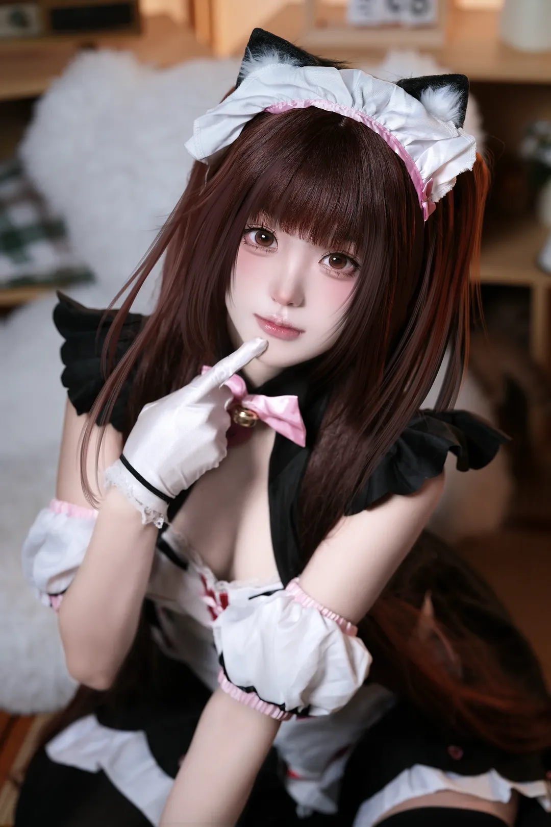 【ショコラコスプレ】『ネコパラ』ツインテールと猫の肉球靴下の日常撮影記録 - 1 枚目