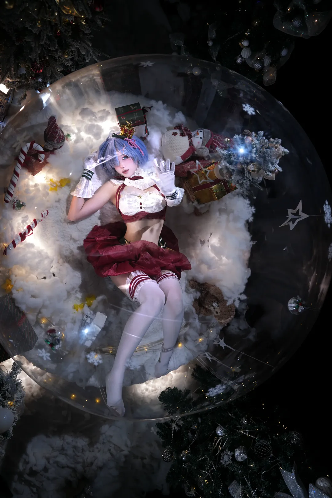 【蕾姆cos】水晶球内的圣诞少女，从零开始的异世界生活 - 第 1 张
