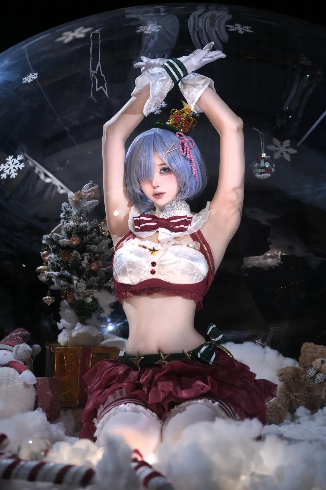 【蕾姆cos】水晶球内的圣诞少女，从零开始的异世界生活 - 第 3 张