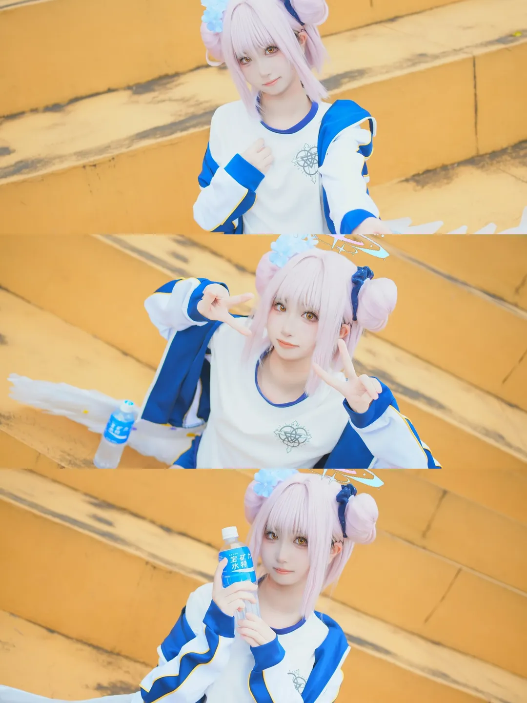 【聖園ミカ コスプレ】ブルーアーカイブの元気なスポーツウェア日常 - 1 枚目
