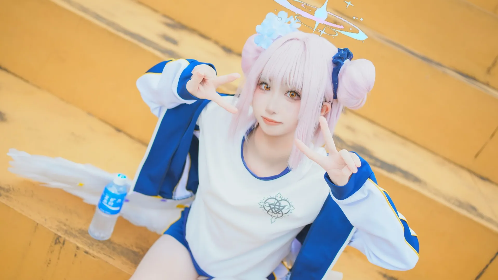 【圣园未花cos】蔚蓝档案中的元气运动风日常