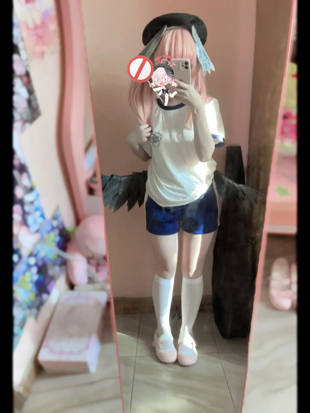 【下江小春cos】蔚蓝档案体操服造型还原尝试