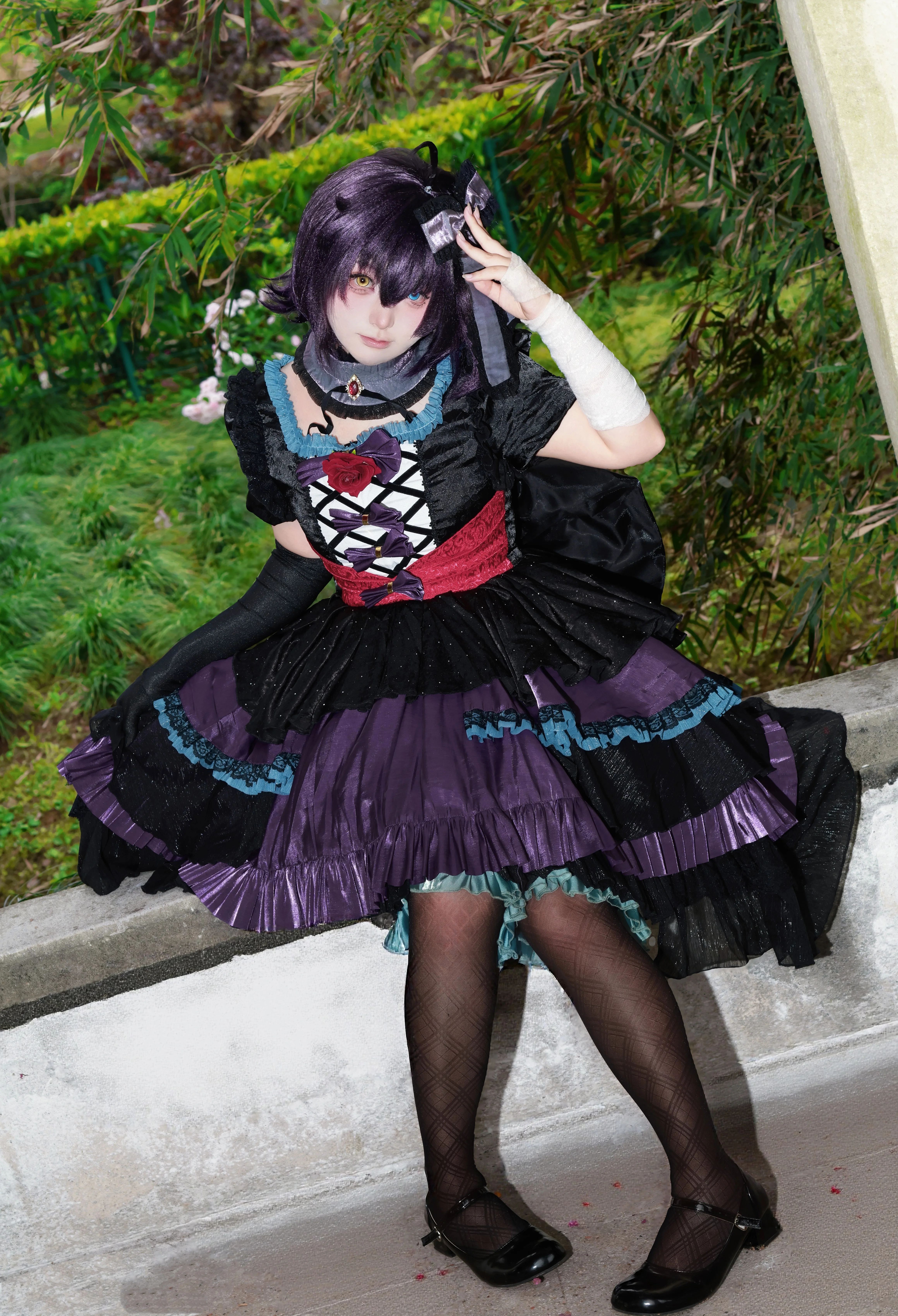【小鸟游六花cos】中二病也要谈恋爱，蔷薇礼服深度还原分享 - 第 2 张