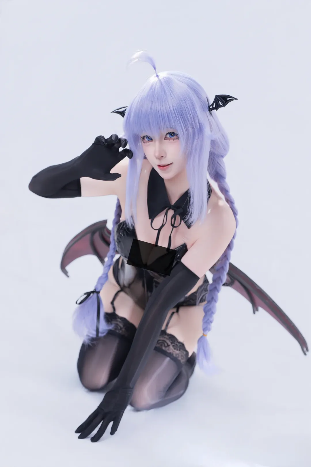 【洛琪希cos】无职转生蓝妈妈的小恶魔风格造型分享 - 第 1 张