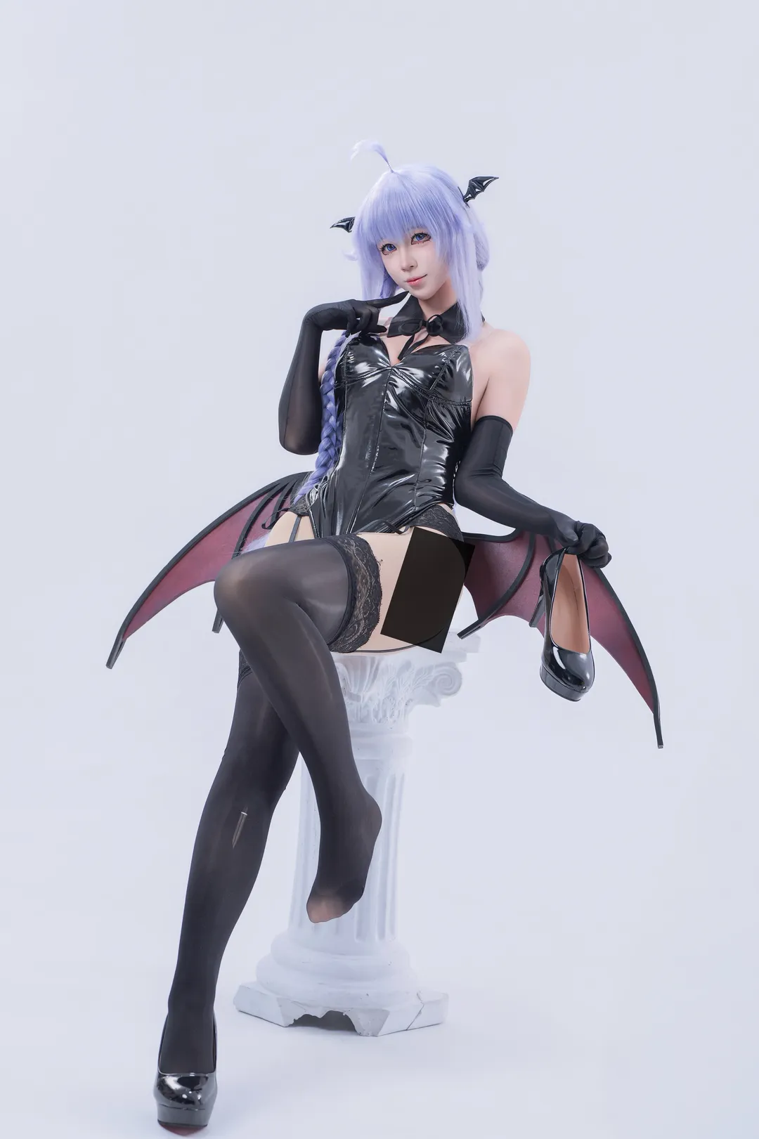 【洛琪希cos】無職轉生藍媽媽，魅魔形態的性感挑戰 - 第 2 張