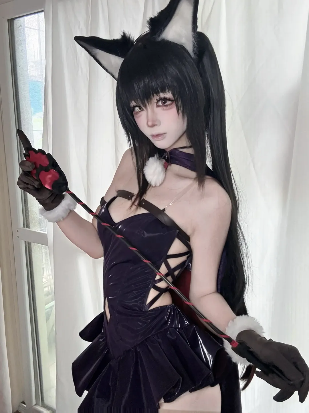 【時崎狂三 コスプレ】狂三の狼化スタイリングにおける衣装と表情の表現 - 3 枚目