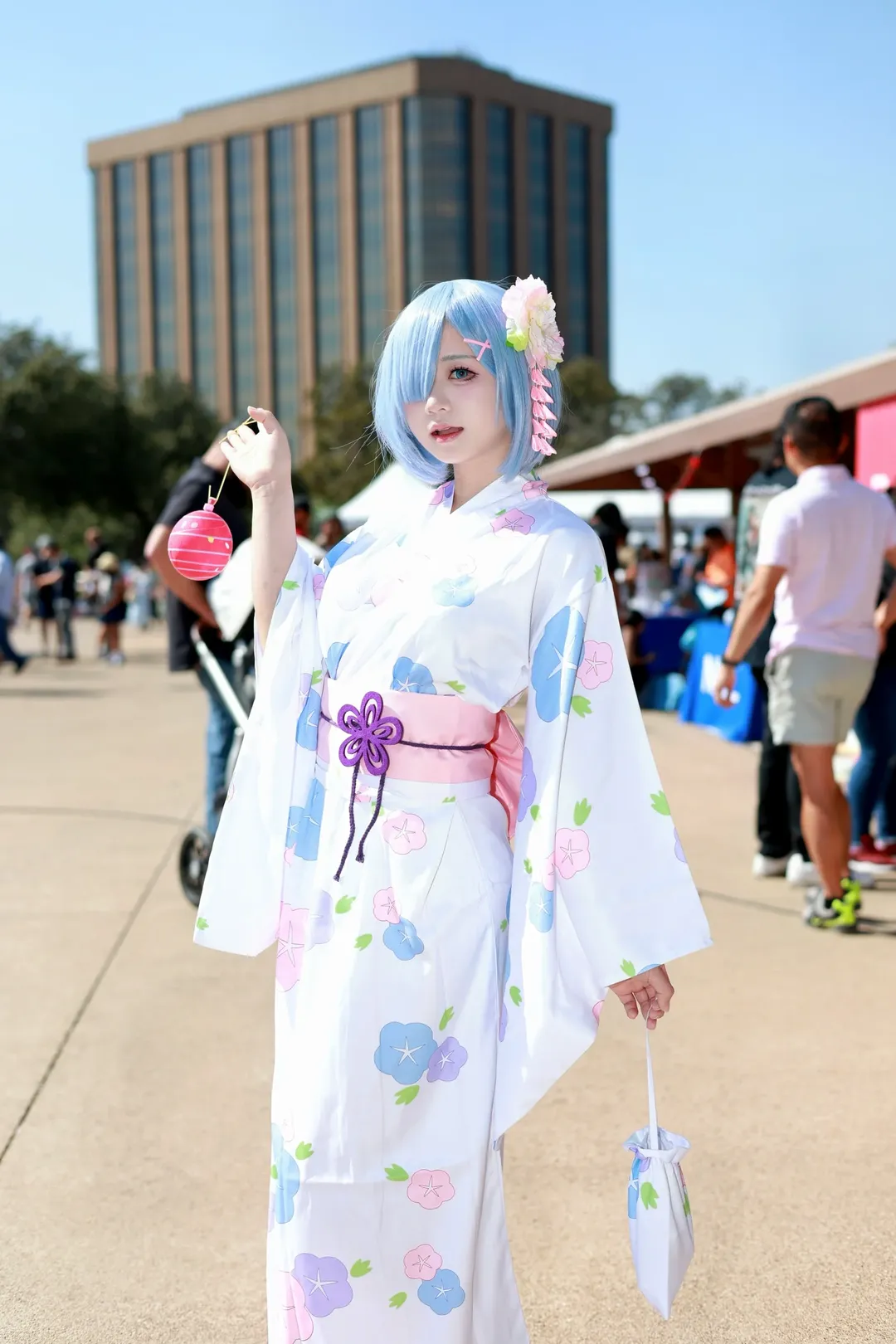 【蕾姆cos】秋日祭的浴衣少女，从零开始的异世界生活 - 第 1 张