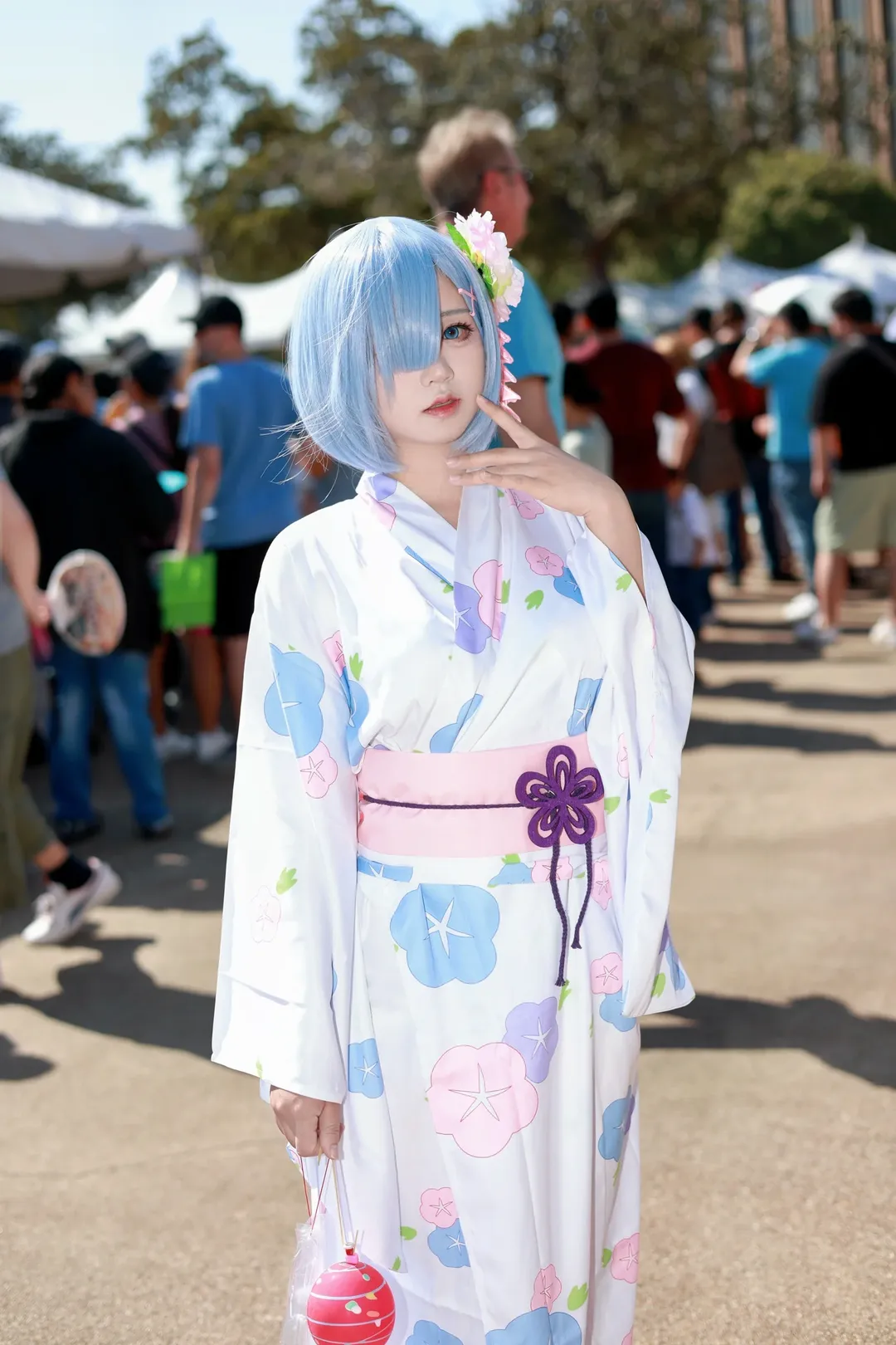 【蕾姆cos】秋日祭的浴衣少女，从零开始的异世界生活 - 第 2 张