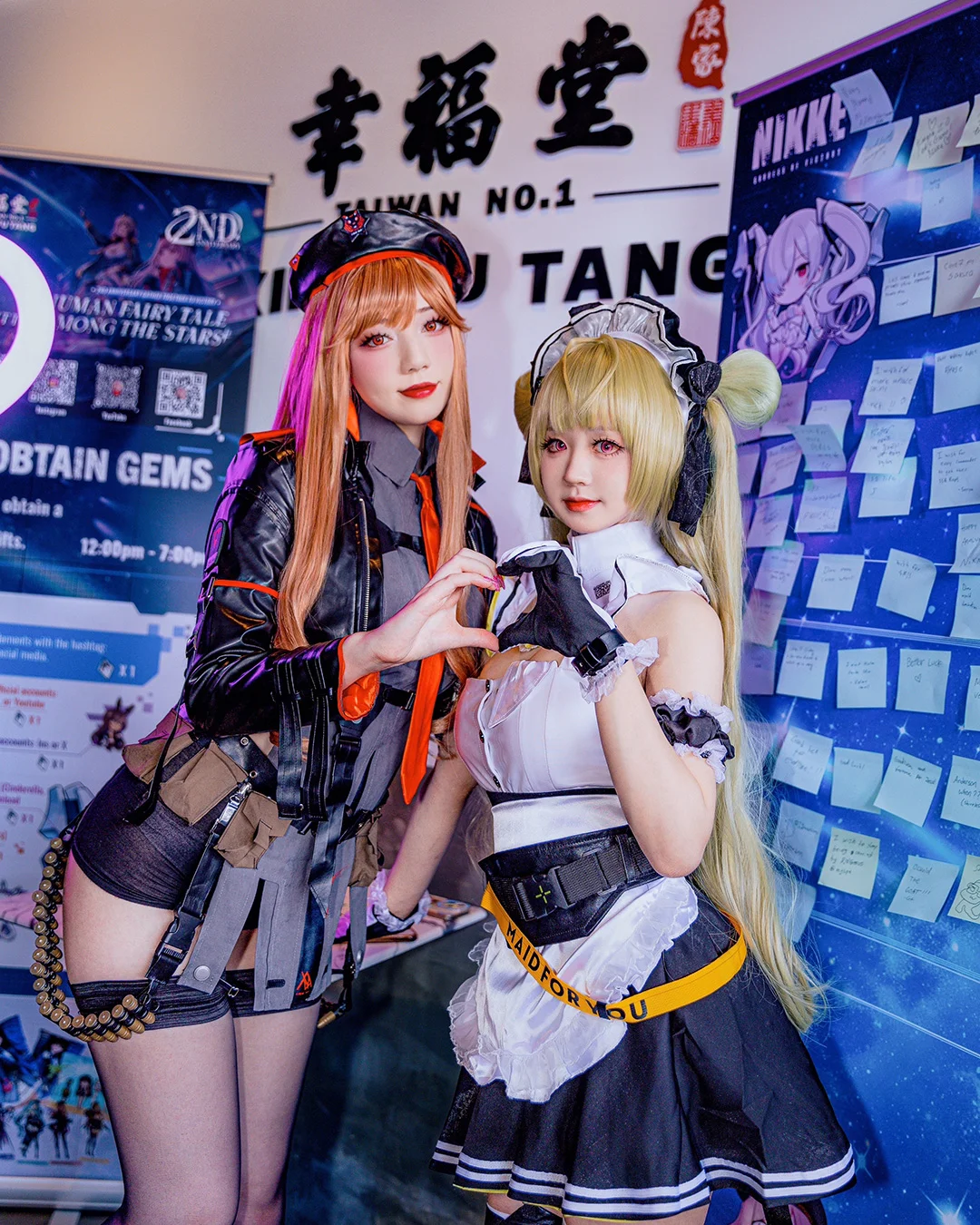【ソーダ コスプレ】勝利の女神：NIKKE オフラインコラボ タピオカ店バイト日記 - 3 枚目