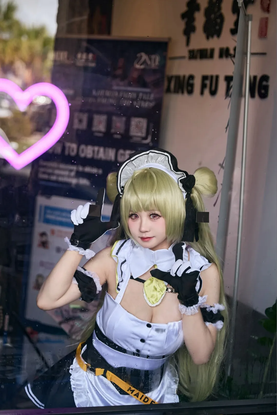 【Souda cosplay】Goddess of Victory: Nikke Maid Outfit: Energetic Afternoon Milk Tea Moments - Image 1