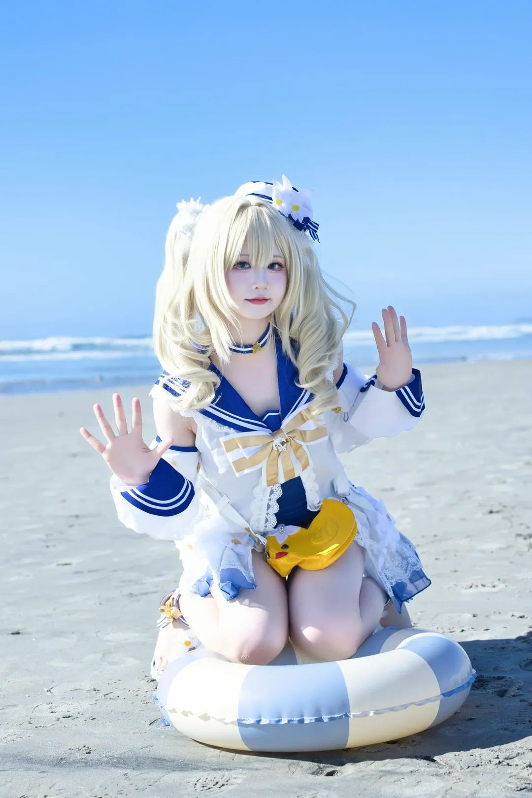【芭芭拉cos】原神的夏日海岸，与泳装芭芭拉一起感受清凉 - 第 2 张