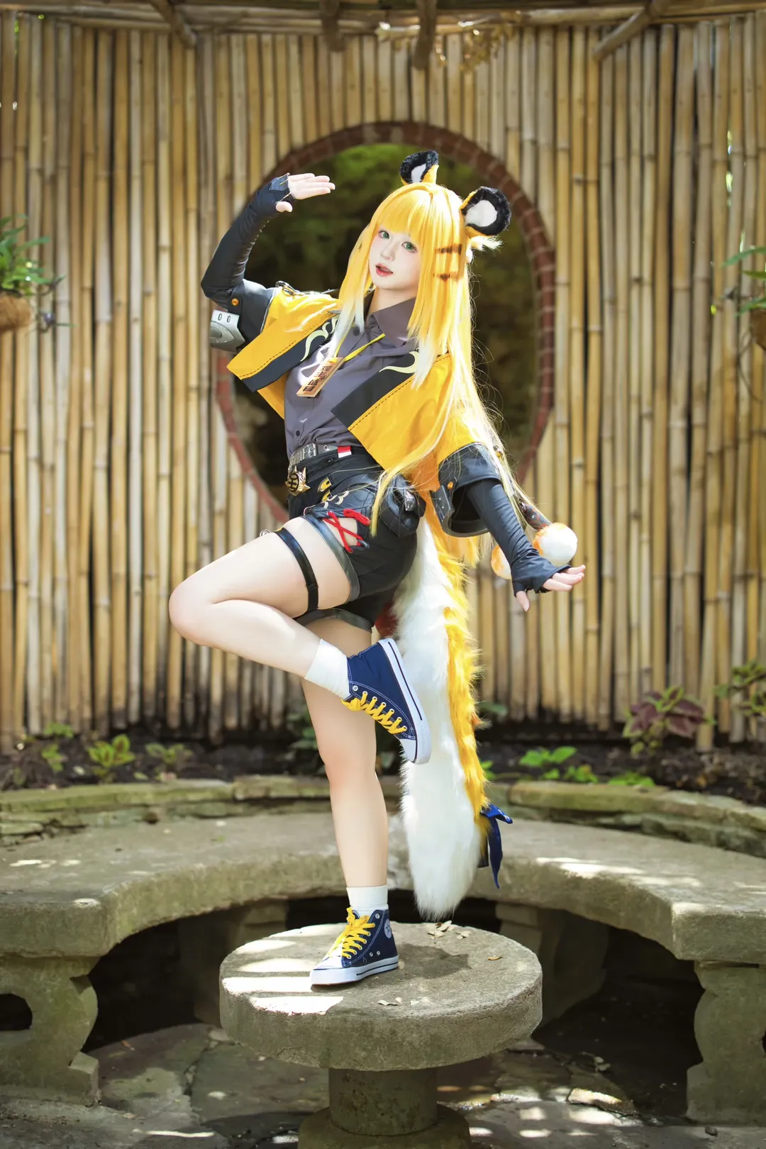 【橘福福コスプレ】猛虎下山、元気いっぱい！ - 3 枚目