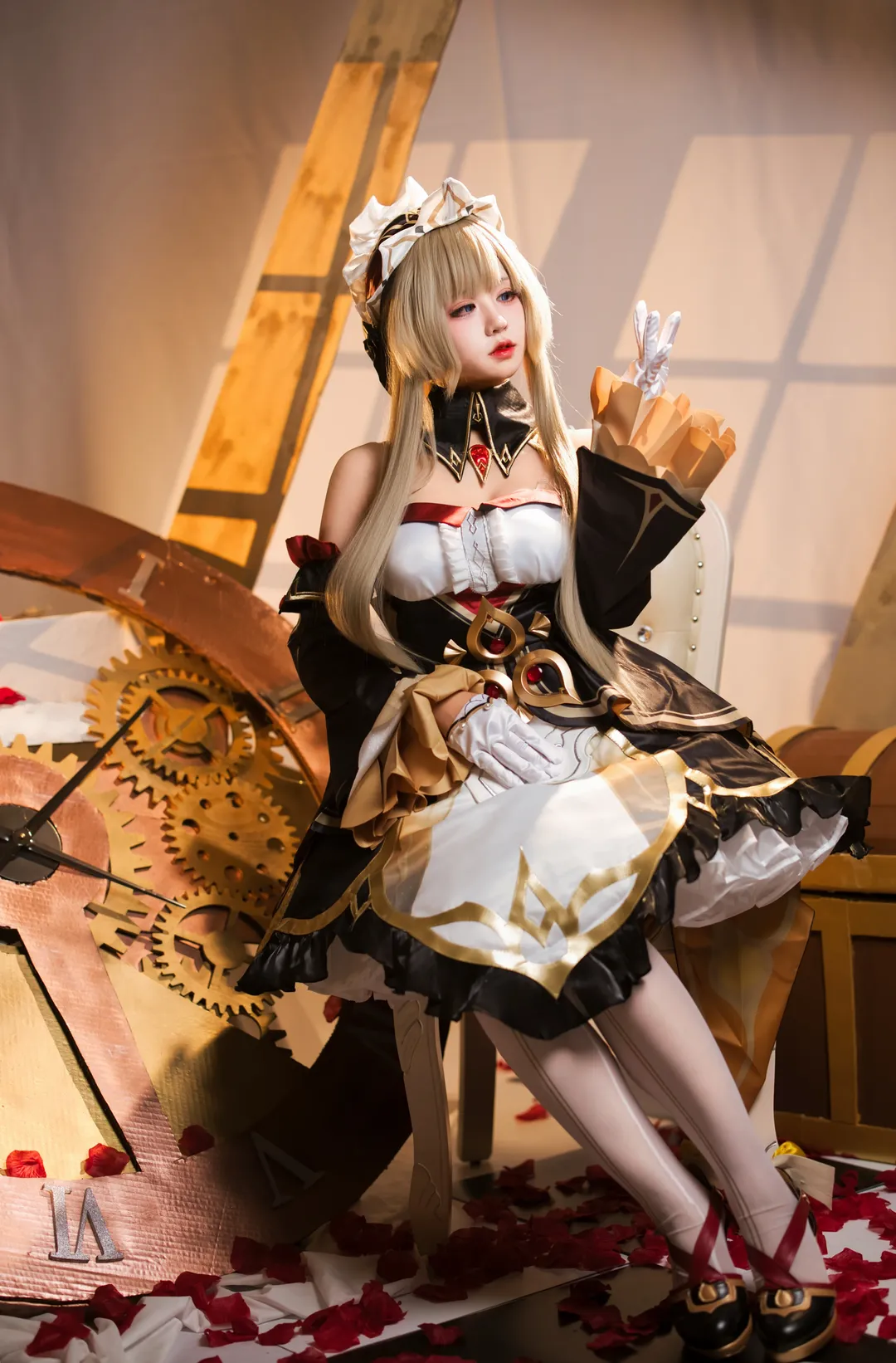【桑多涅cos】原神木偶大人的机械美学，手作布景的华丽出片