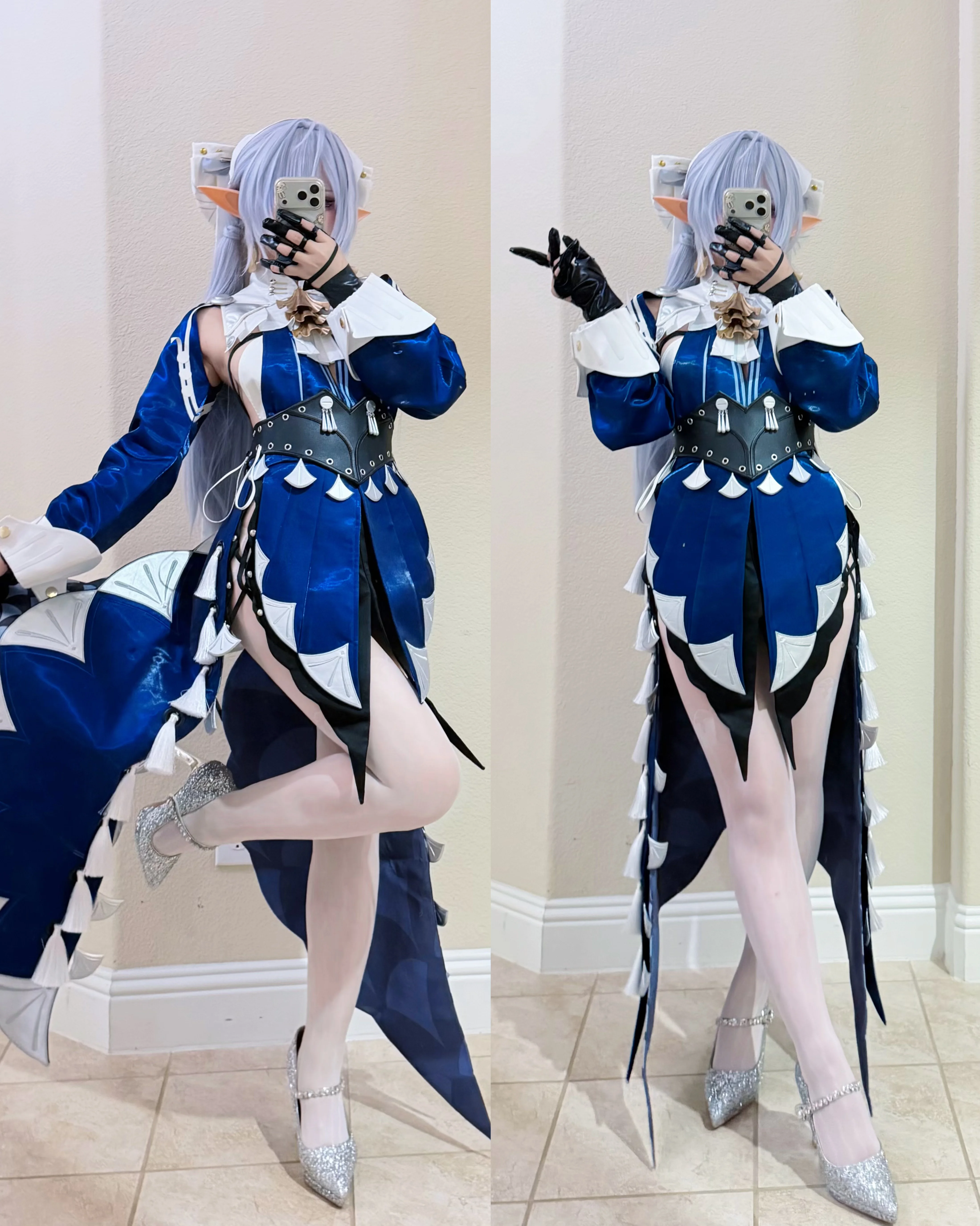 【维琳娜cos】绝区零的御姐魅力，对镜自拍细节全展示 - 第 1 张