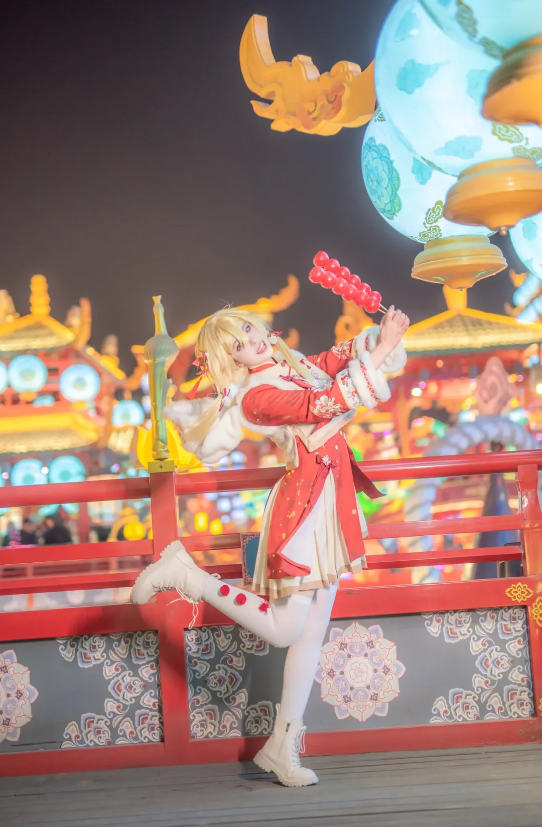【荧cos】青岛的国风灯会夜景太有海灯节氛围了 - 第 1 张