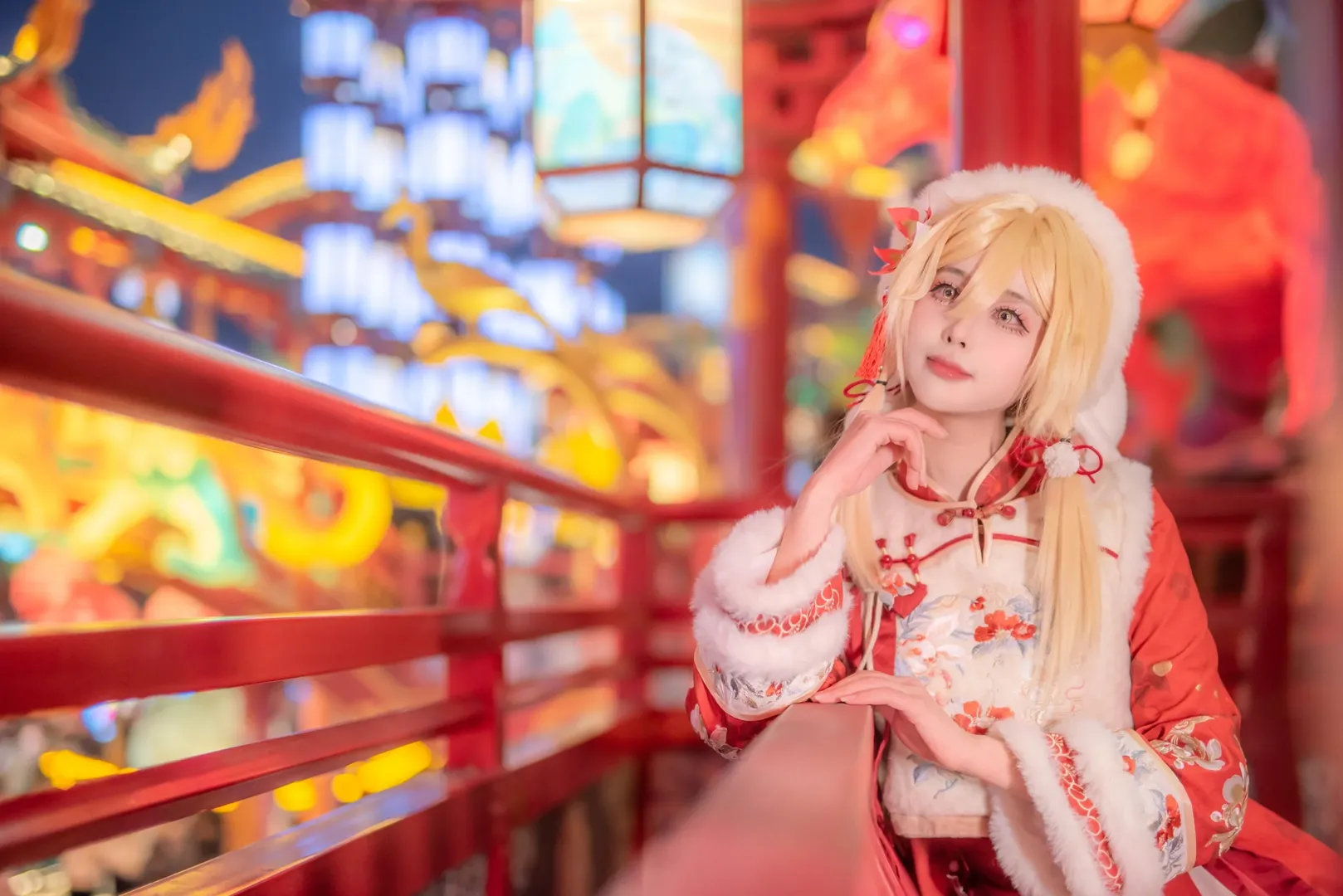 【荧cos】青岛的国风灯会夜景太有海灯节氛围了 - 第 3 张