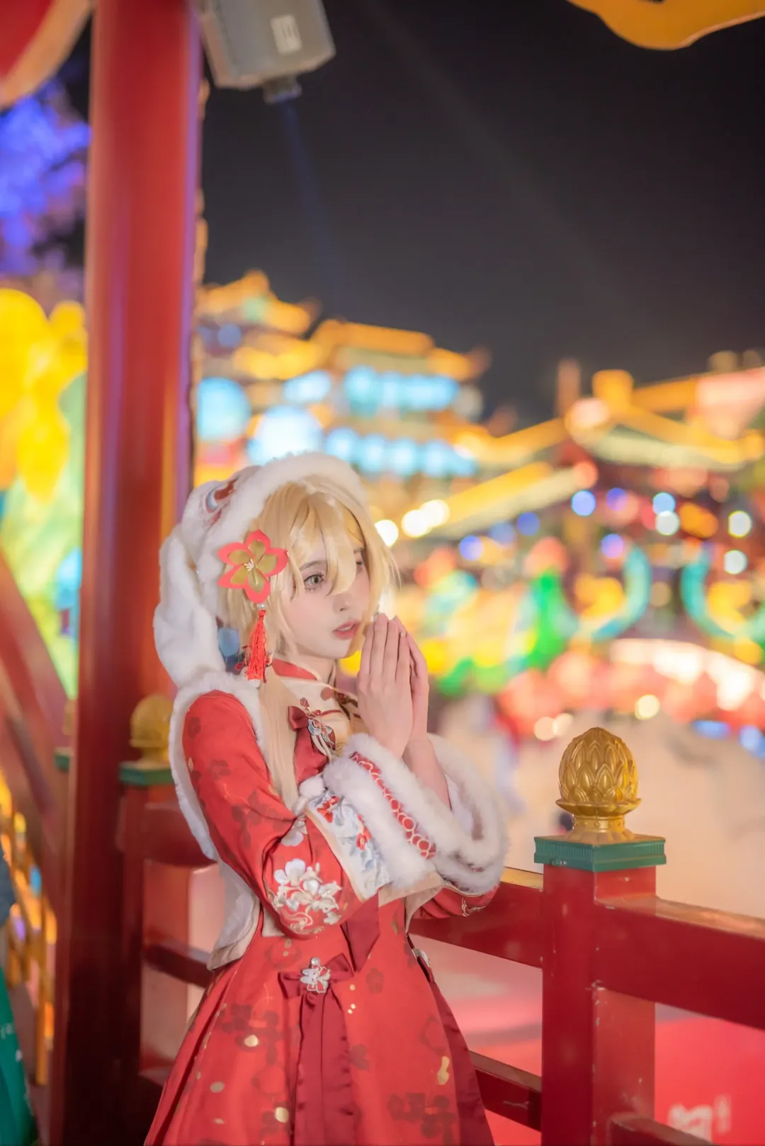 【荧cos】青岛的国风灯会夜景太有海灯节氛围了 - 第 4 张