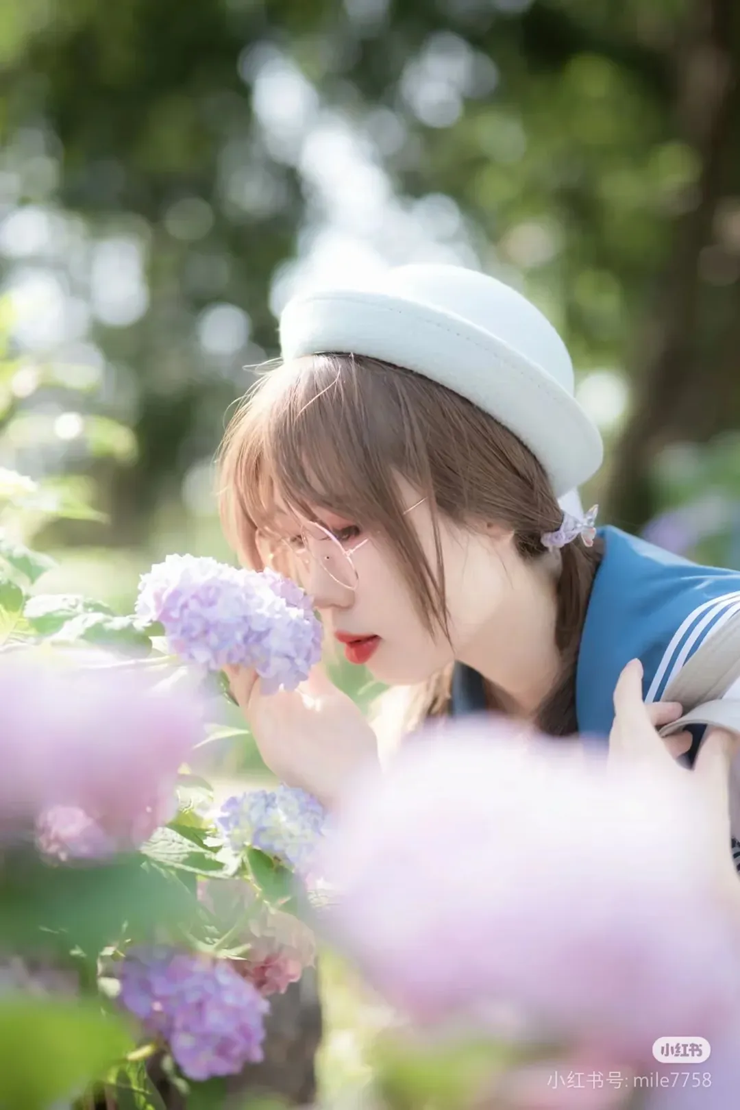 芙莉莲cos葬送的芙莉莲，武汉光谷紫色马鞭草花海 - 第 4 张