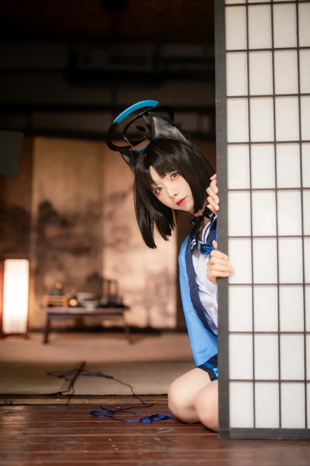 【桔梗cos】蔚蓝档案里的猫系少女 - 第 10 张