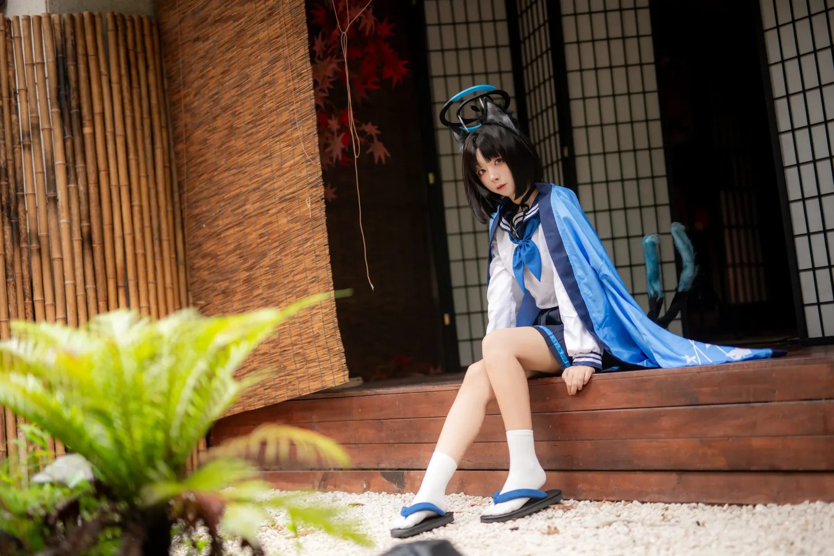 【桔梗cos】蔚蓝档案里的猫系少女 - 第 11 张