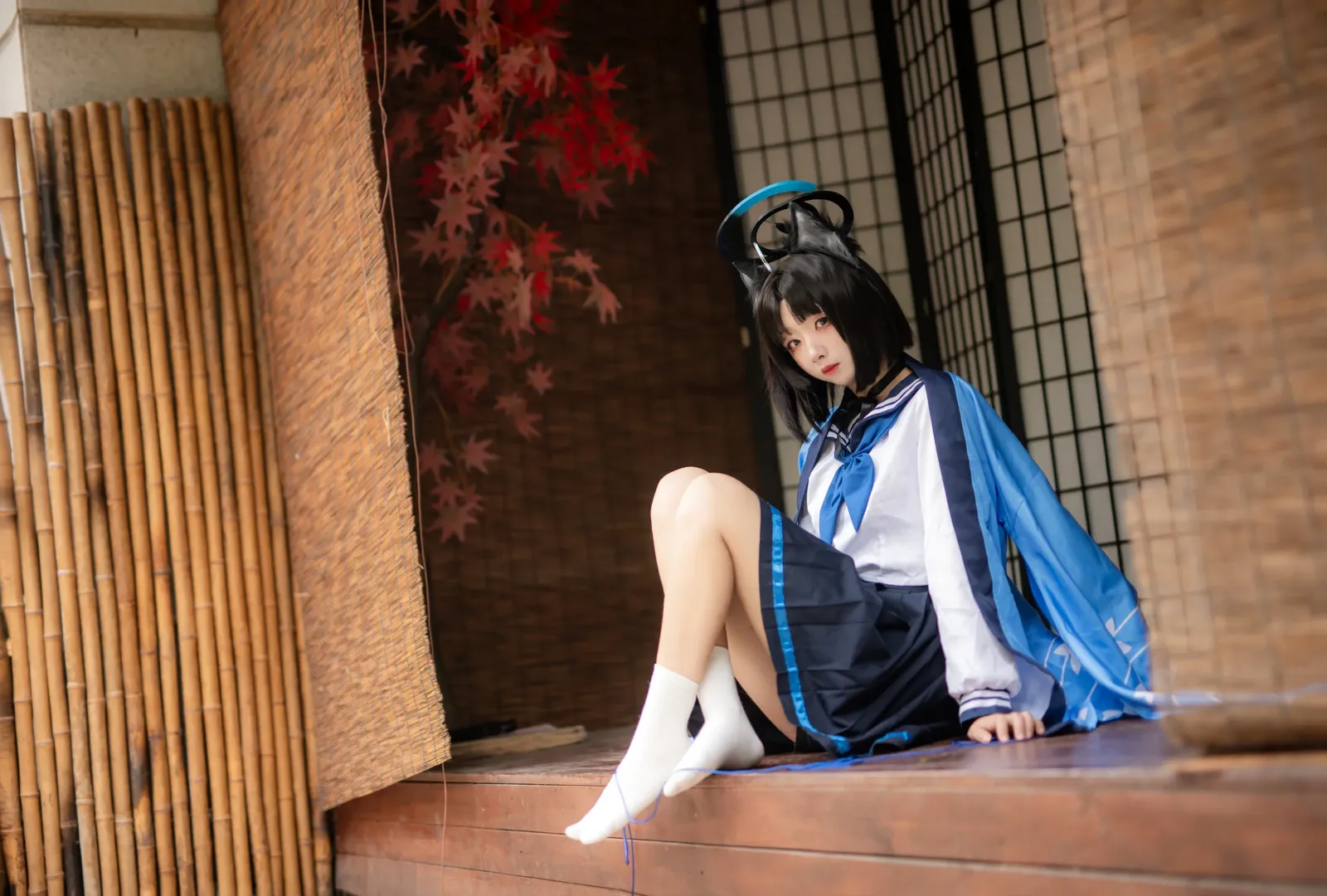 【桔梗cos】蔚蓝档案里的猫系少女 - 第 2 张