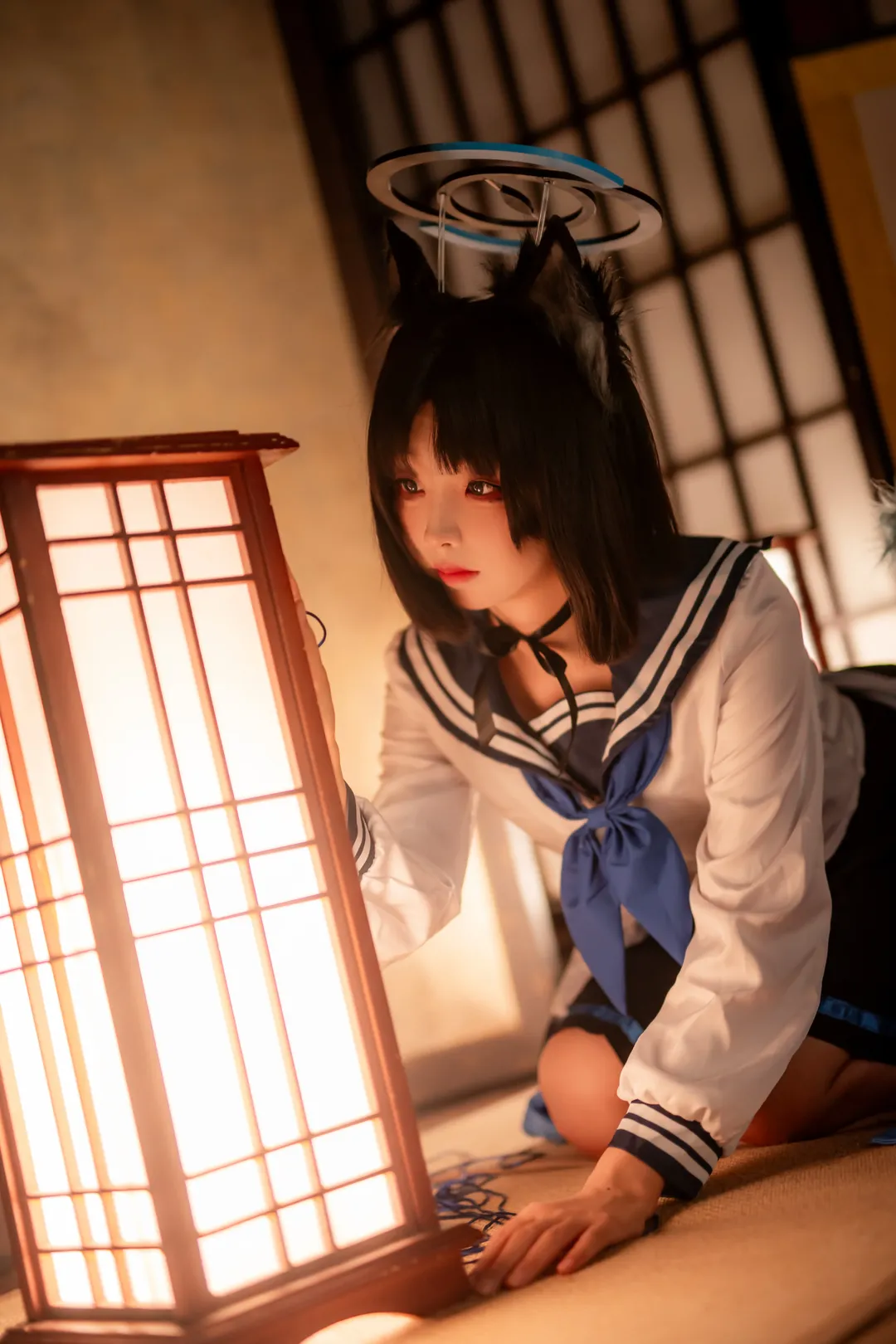 【桔梗cos】蔚蓝档案里的猫系少女